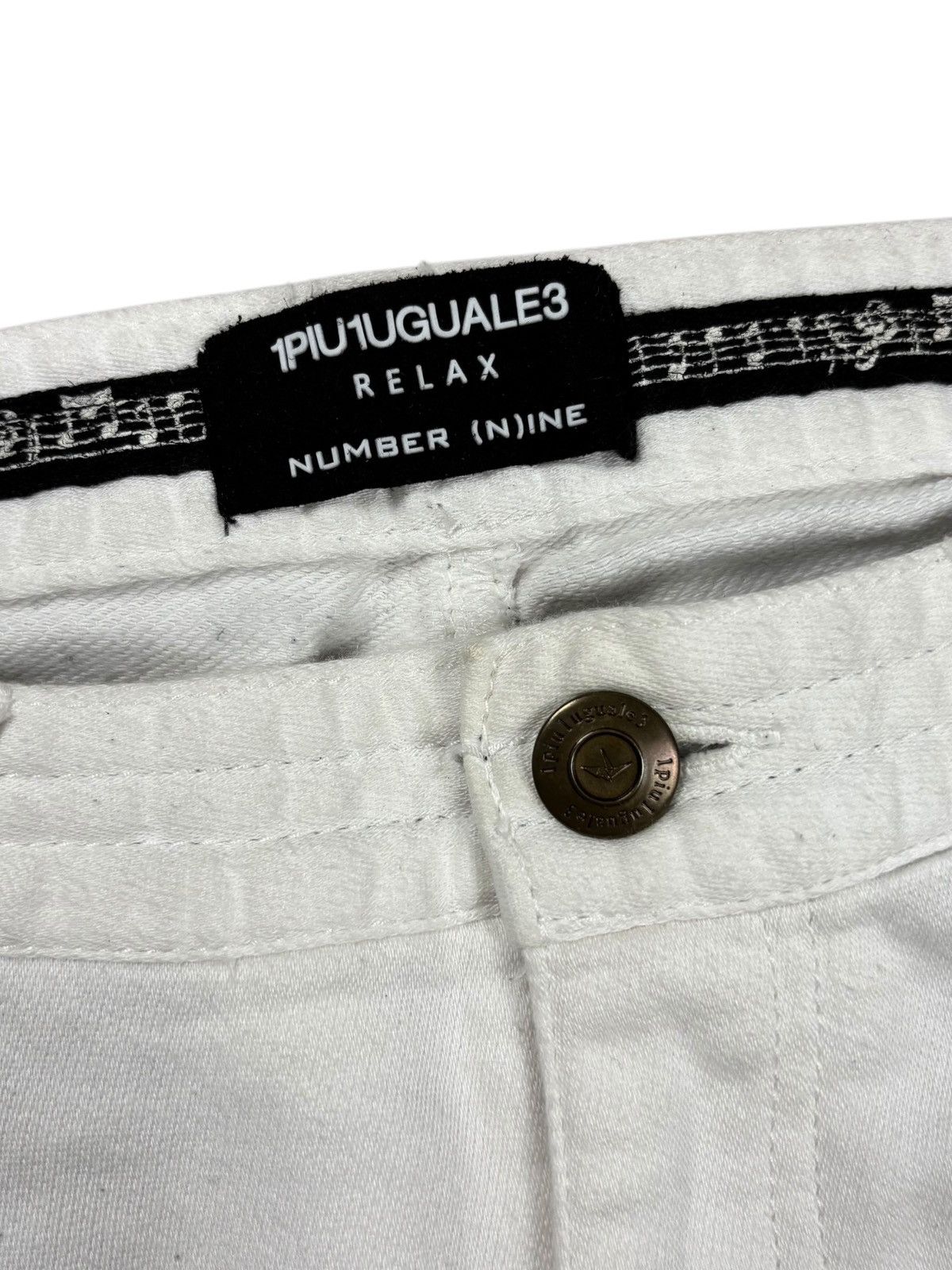Number (N)ine Number Nine 1PIUGUALE - White Crash Sweat Pants Size US 29 - 10 Thumbnail