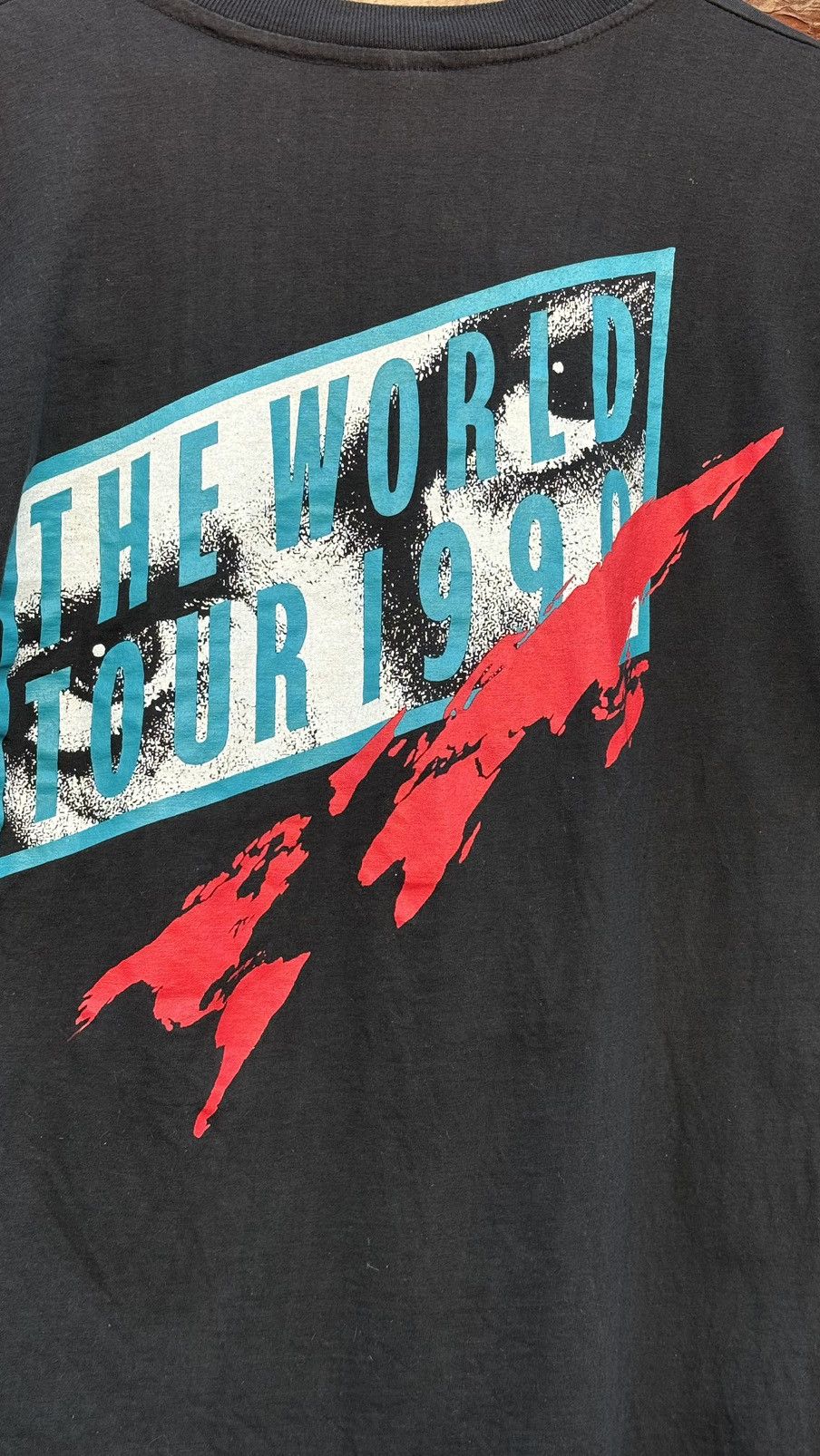 Band Tees × Vintage Vintage 1990 David Bowie Sound Vision Double Tour t-shirt Size US L / EU 52-54 / 3 - 13 Thumbnail