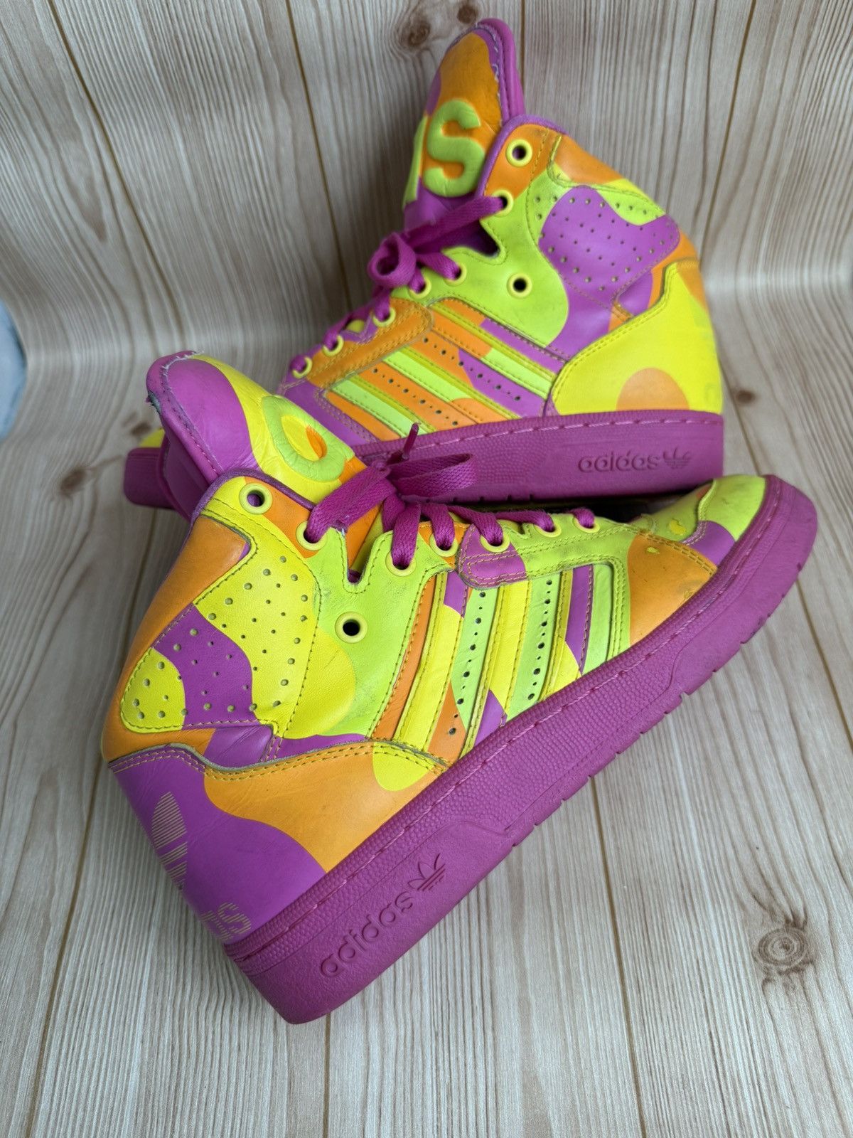 Adidas × Jeremy Scott Neo camo instinct sneakers Size US 7.5 / EU 40-41 - 14 Thumbnail