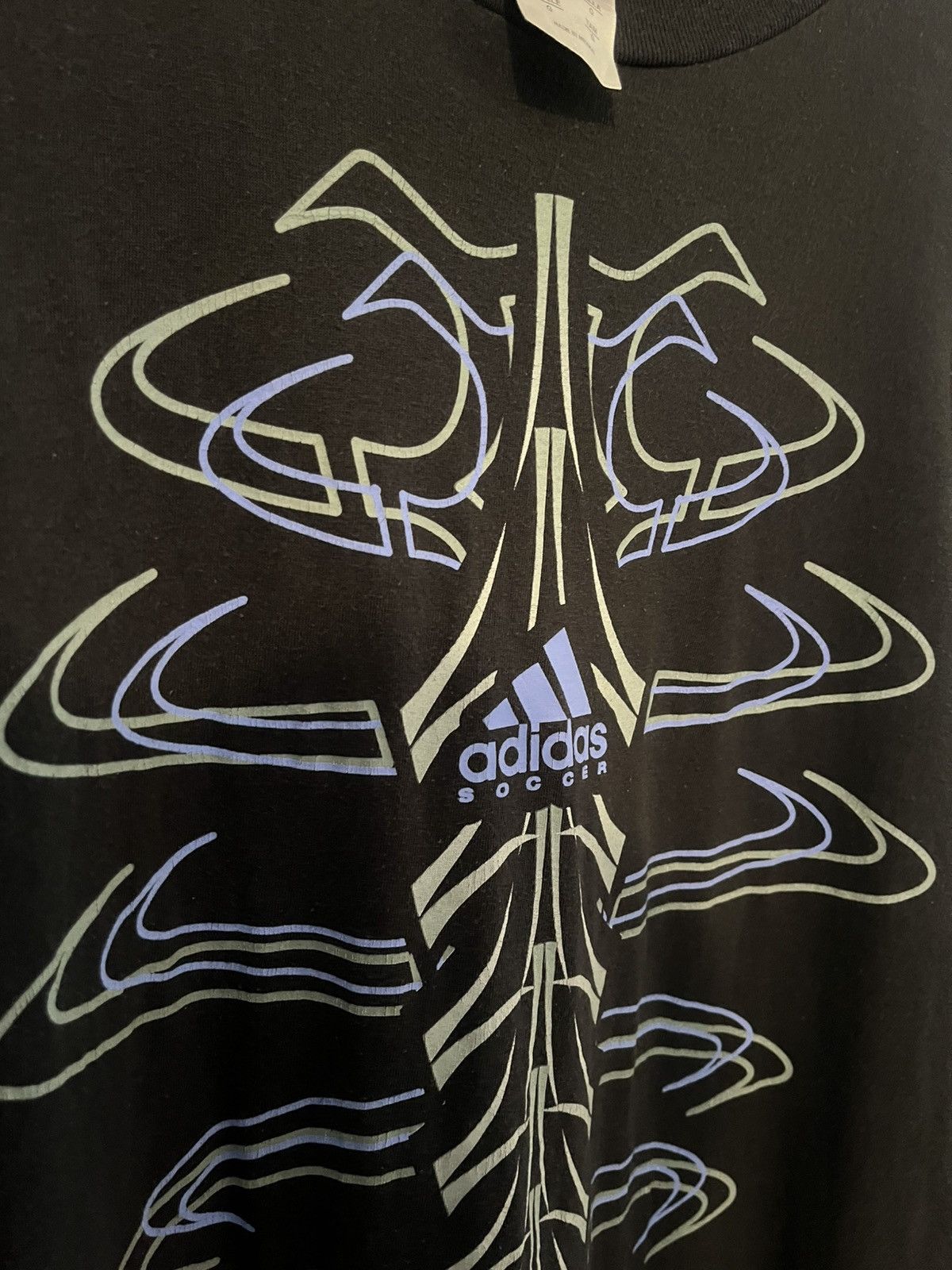 Adidas Vintage 90s Adidas Skeleton Long Sleve Size US XXL / EU 58 / 5 - 3 Thumbnail