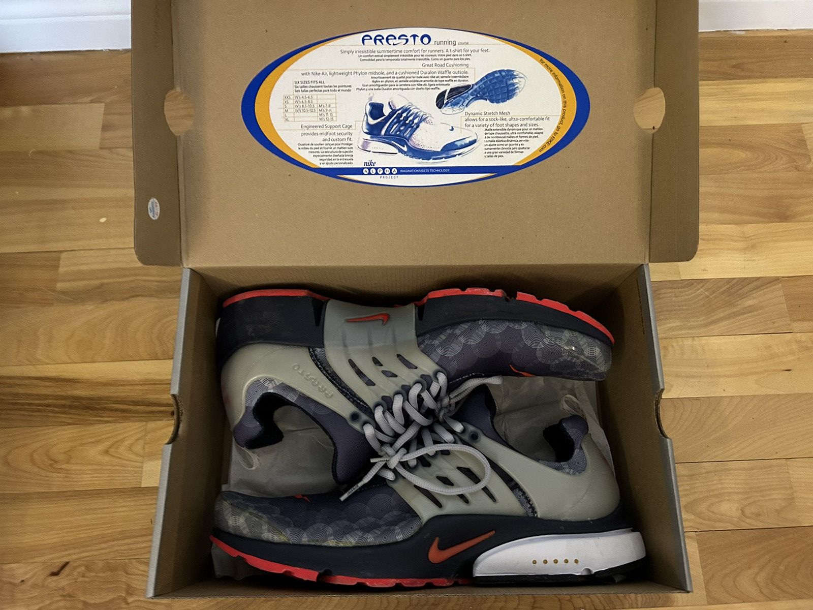 image of Nike Air Presto Usa Olympic Shoes in Blue, Men's (Size 13)