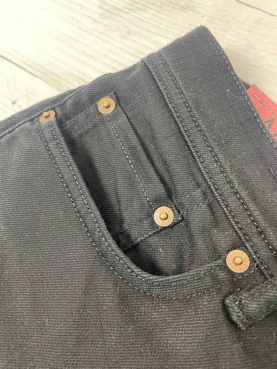 Acne Studios Acne Studio North Stay Black Denim Jeans Size US 31 - 6 Thumbnail