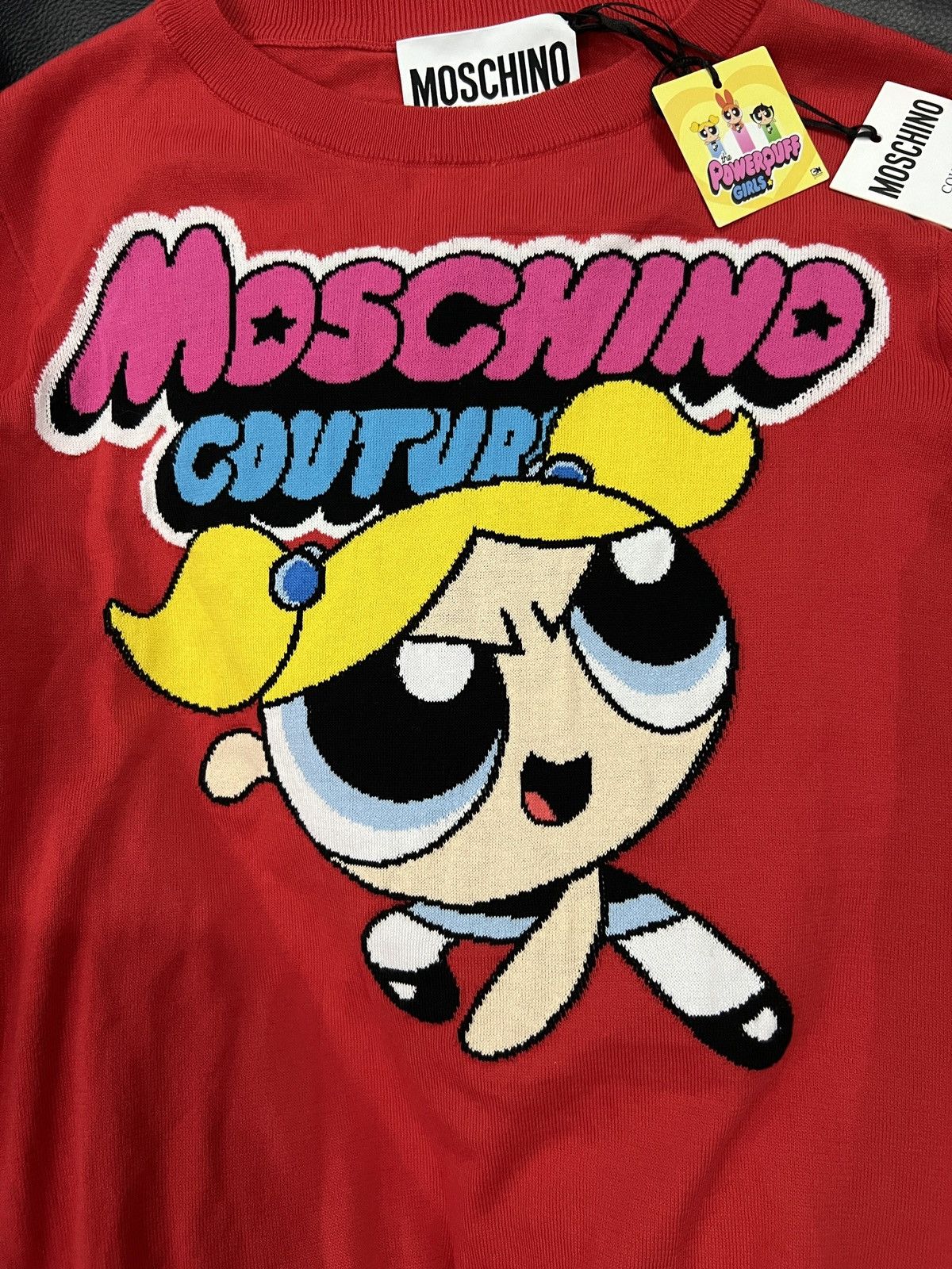 Moschino Moschino × The Powerpuff Girls Knit Sweater Size XS / US 0-2 / IT 36-38 - 4 Thumbnail