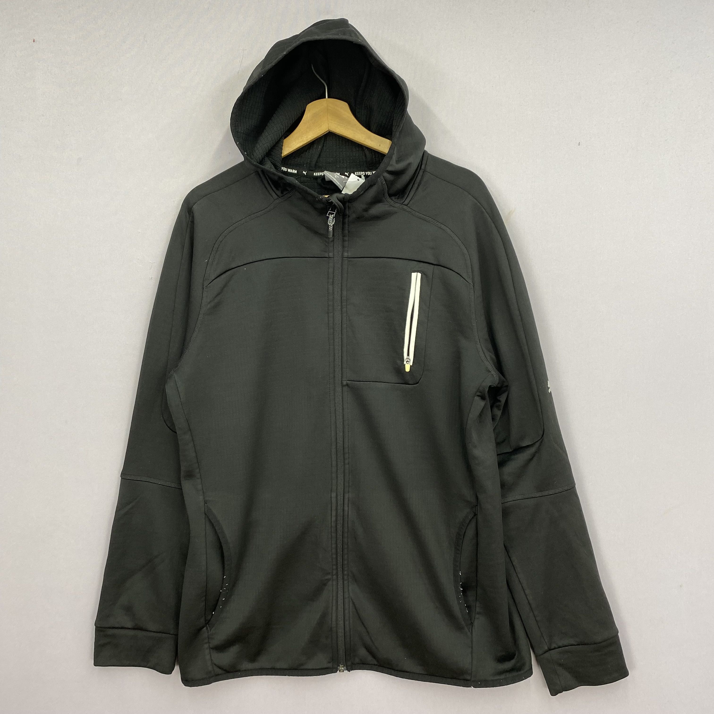 Puma Vintage Puma Sweater Sportswear Hoodie Thermal Sweatshirt Size US L / EU 52-54 / 3 - 3 Thumbnail