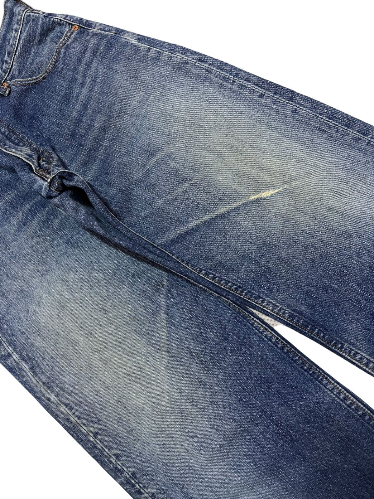 Levi's Vtg 90s Levis 503 Distressed Jeans Size US 30 / EU 46 - 3 Thumbnail