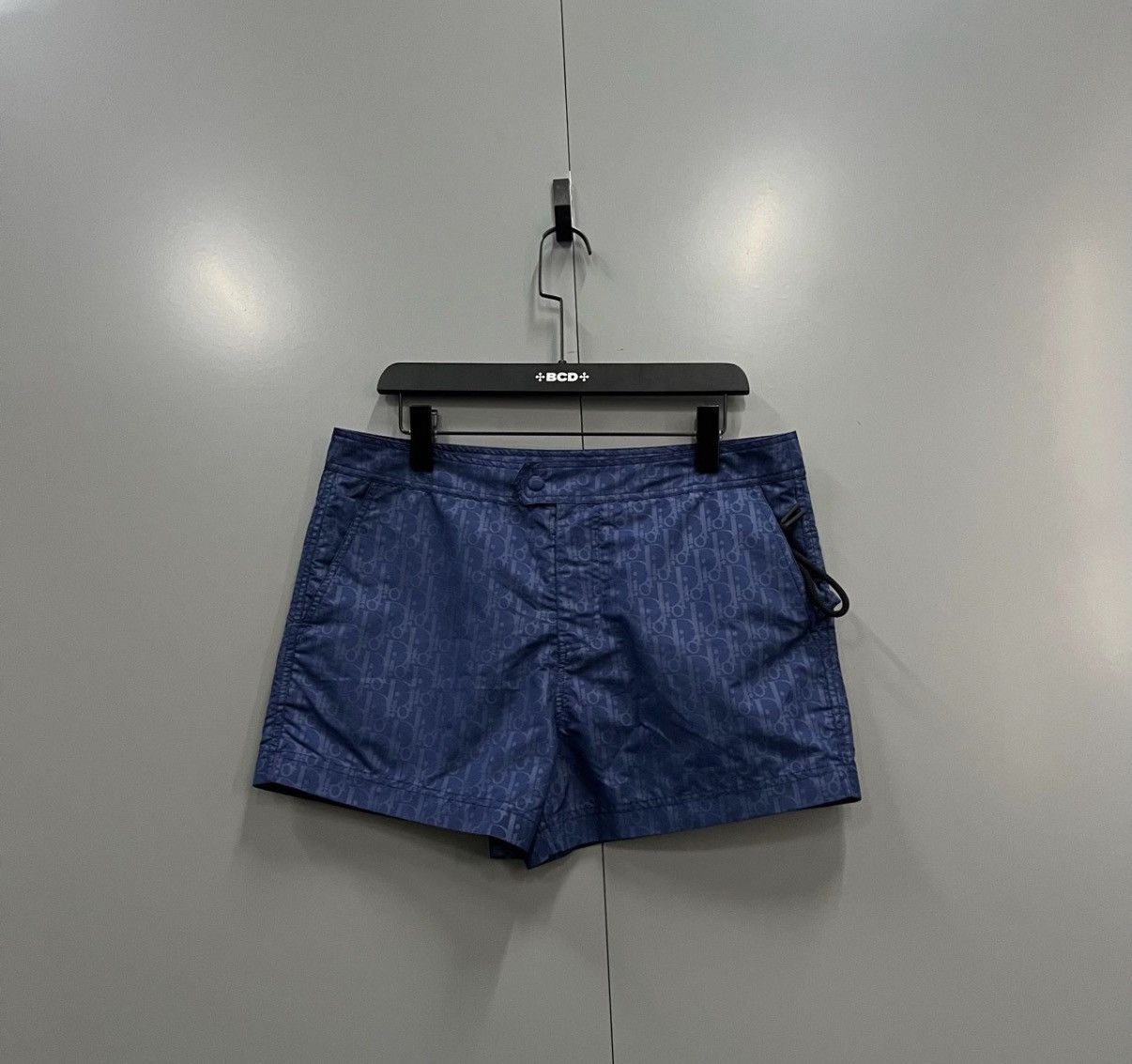 Dior Dior Blue All-over Monogram Shorts J41 Size 30" / US 8 / IT 44 - 1 Thumbnail