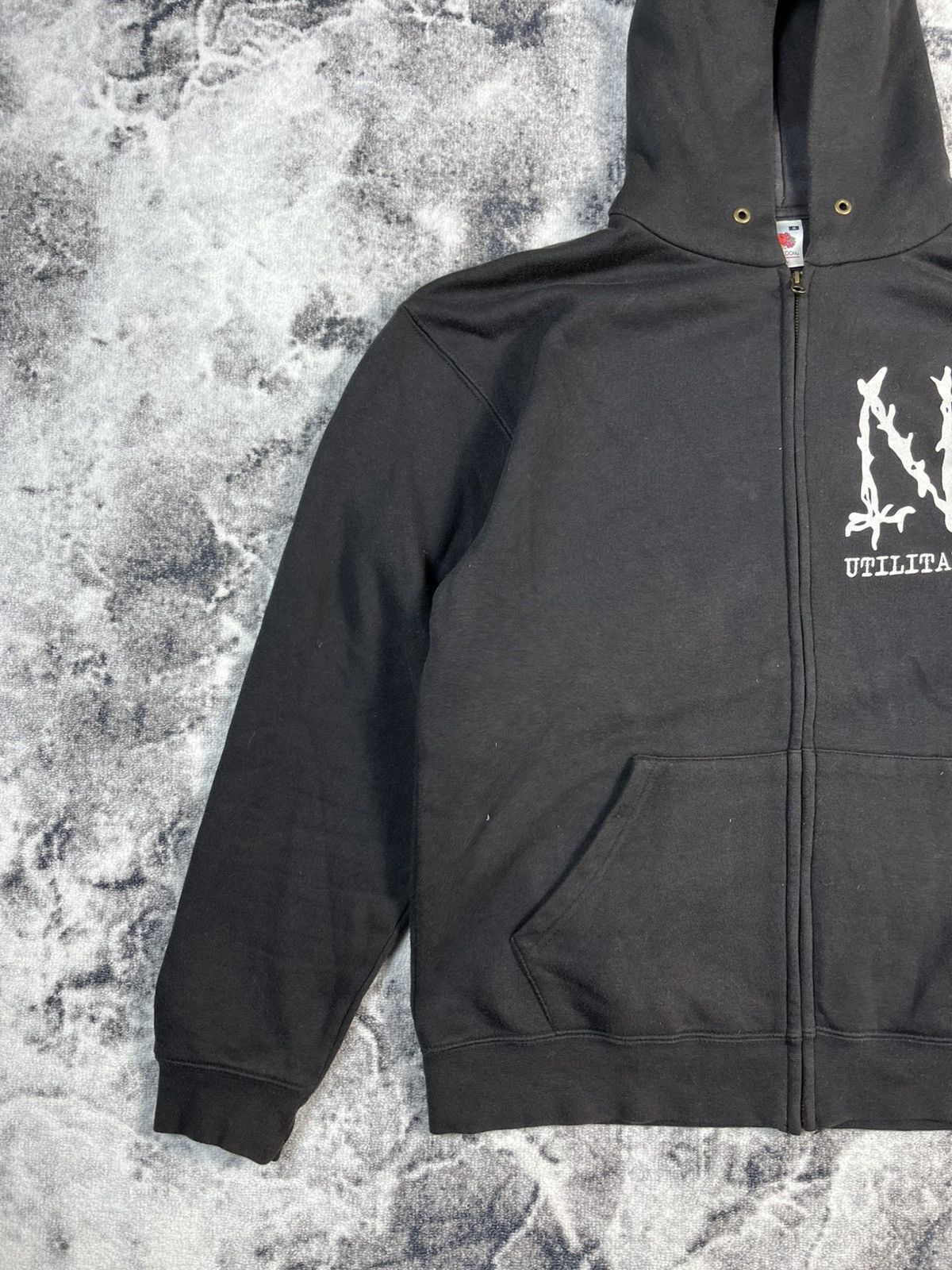 Other Utilitarian Death Zip Hoodie Graphic Punk Sweatshirt M Size US M / EU 48-50 / 2 - 3 Thumbnail