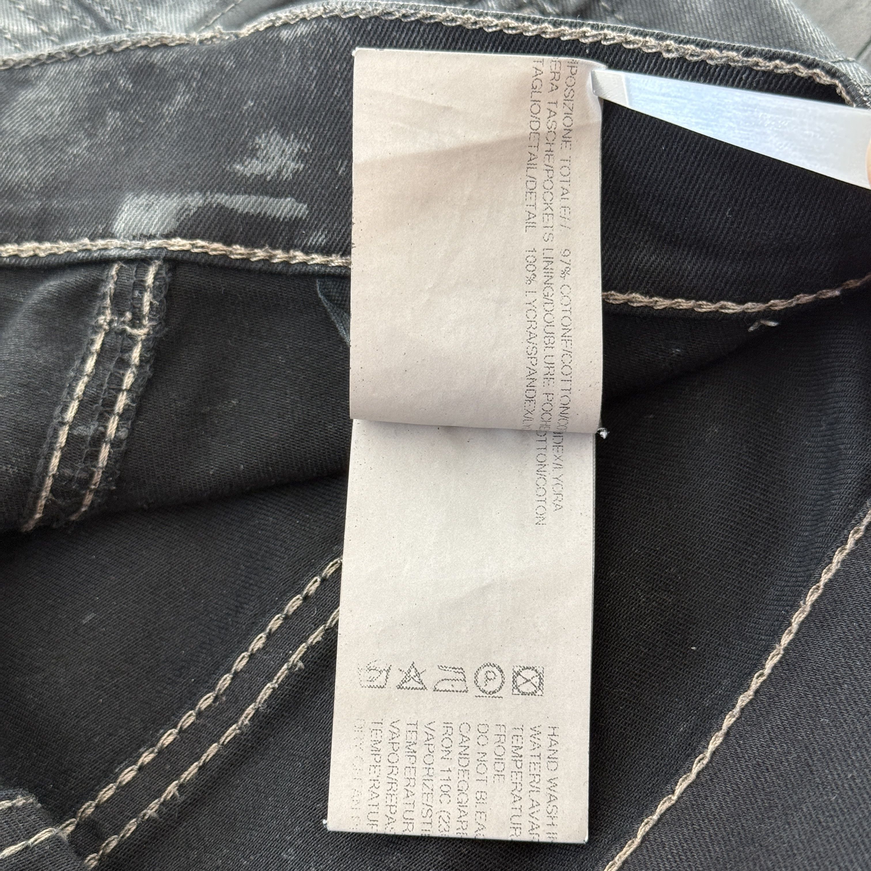 Rick Owens Rick Owens FW15 “Black Wax” Memphis Denim Size US 31 - 9 Thumbnail