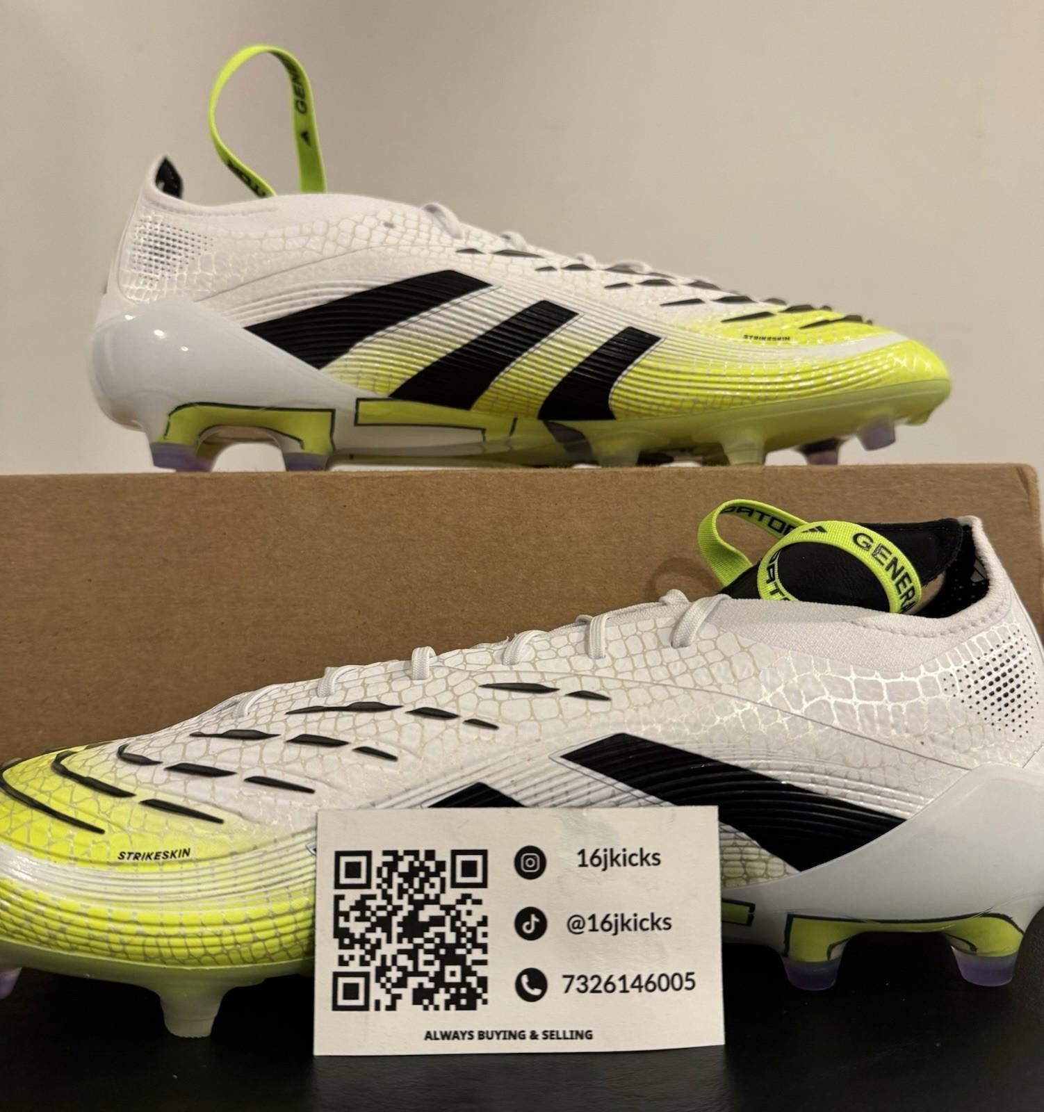 Adidas Men's Adidas Predator Elite FT Fold-Over Tongue AG Soccer Size ONE SIZE - 2 Thumbnail