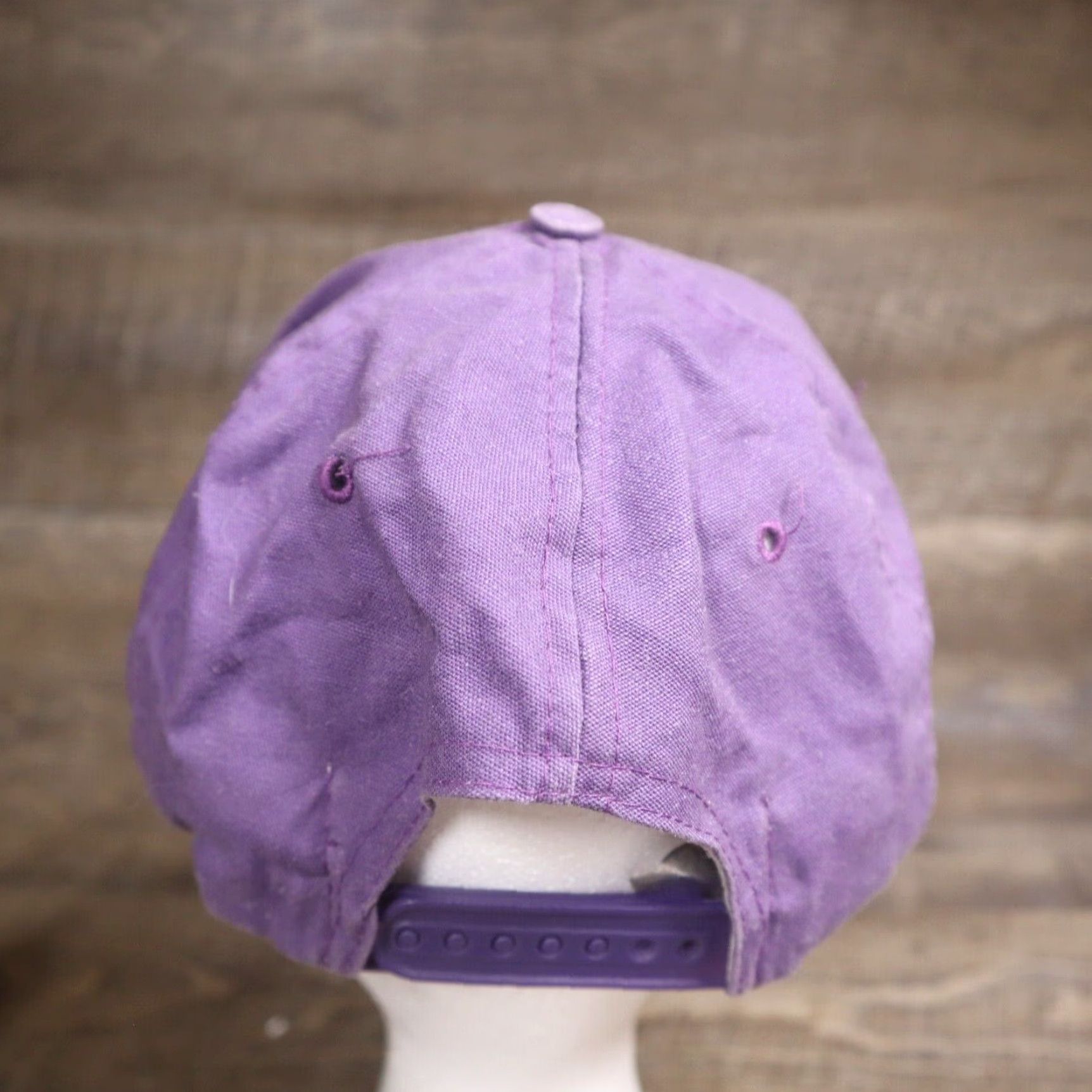 Honda VINTAGE Honda Goldwing Purple Gold Motorcycle Hat Cap Embroidered Snapback Size ONE SIZE - 4 Thumbnail