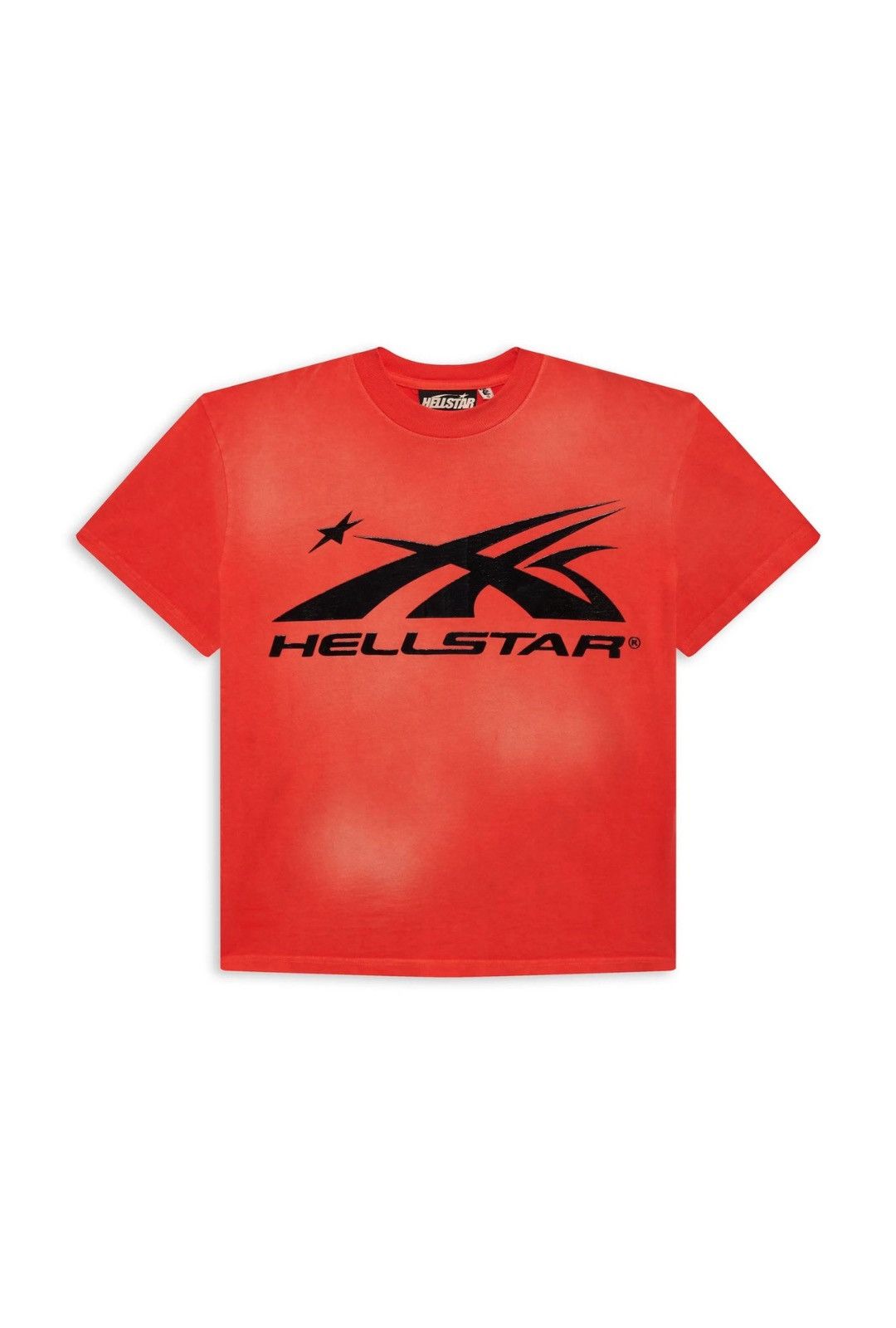 image of Hellstar Sports Logo T-Shirt - Red - , Men's (Size 2XL)