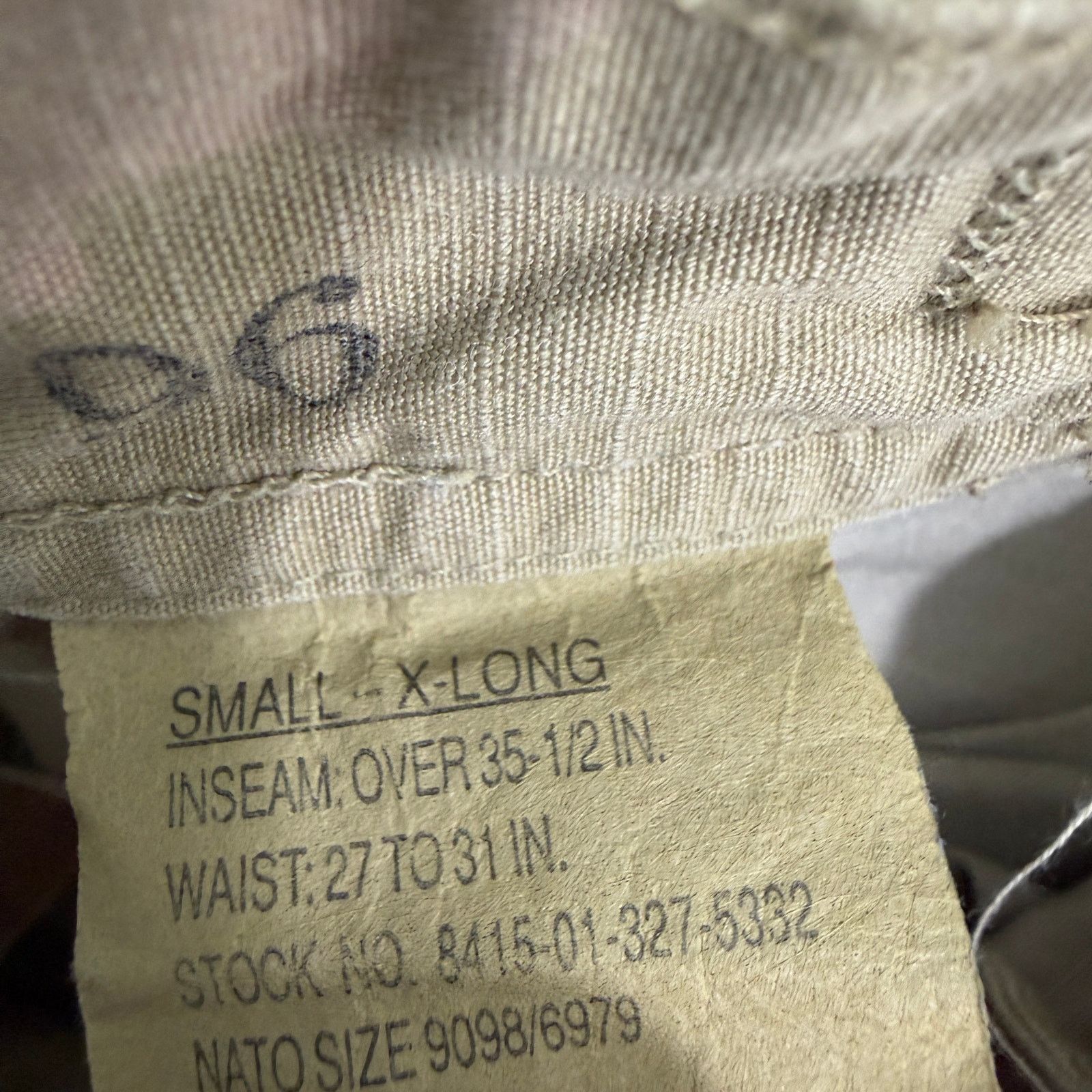Vintage Vintage US Military Cargo Pants Small X-Long Camo Desert Size US 30 / EU 46 - 6 Thumbnail