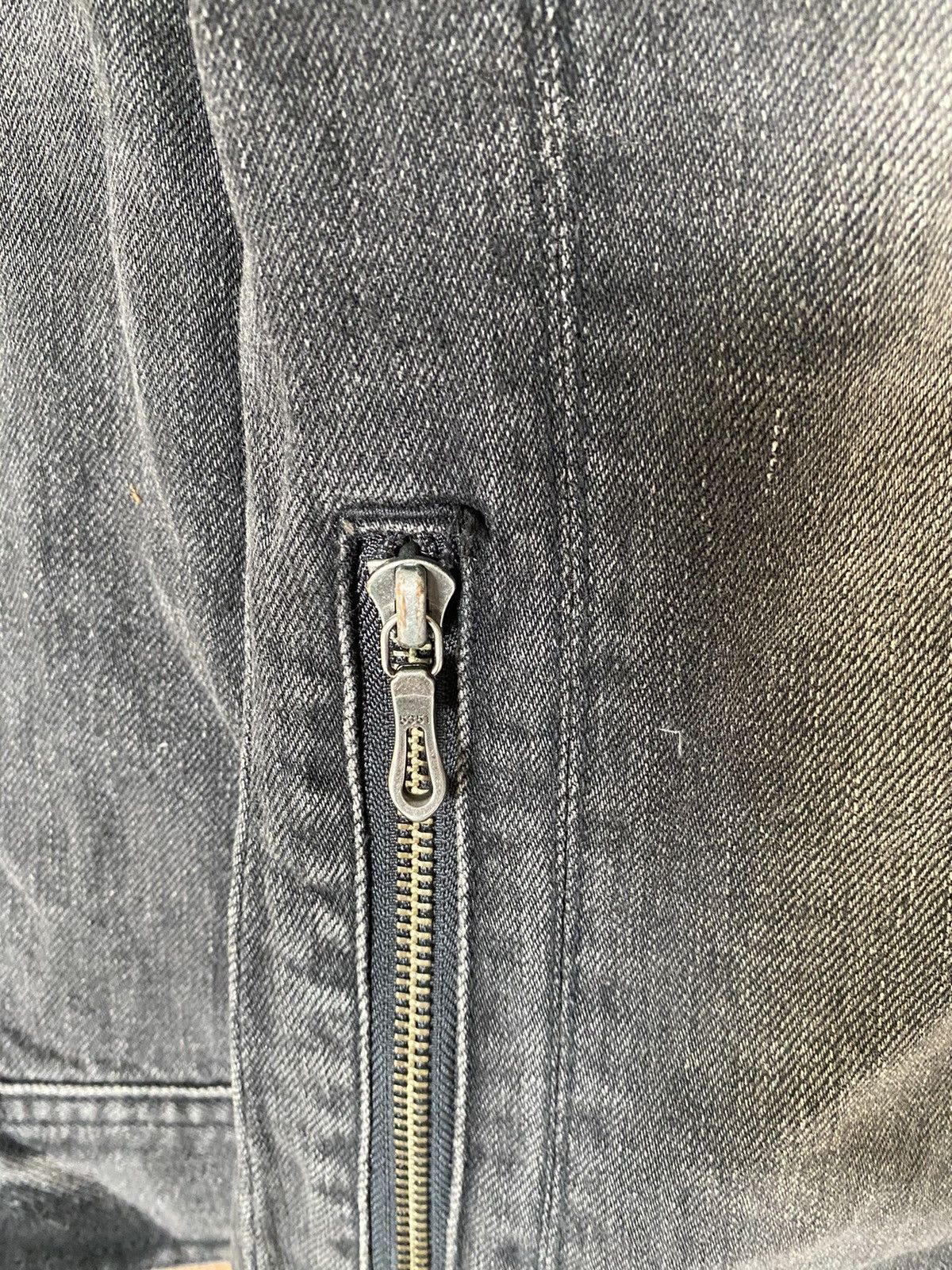 5351 POUR LES HOMMES Diamond stitch faded detailing wash denim Jacket Size US M / EU 48-50 / 2 - 11 Thumbnail