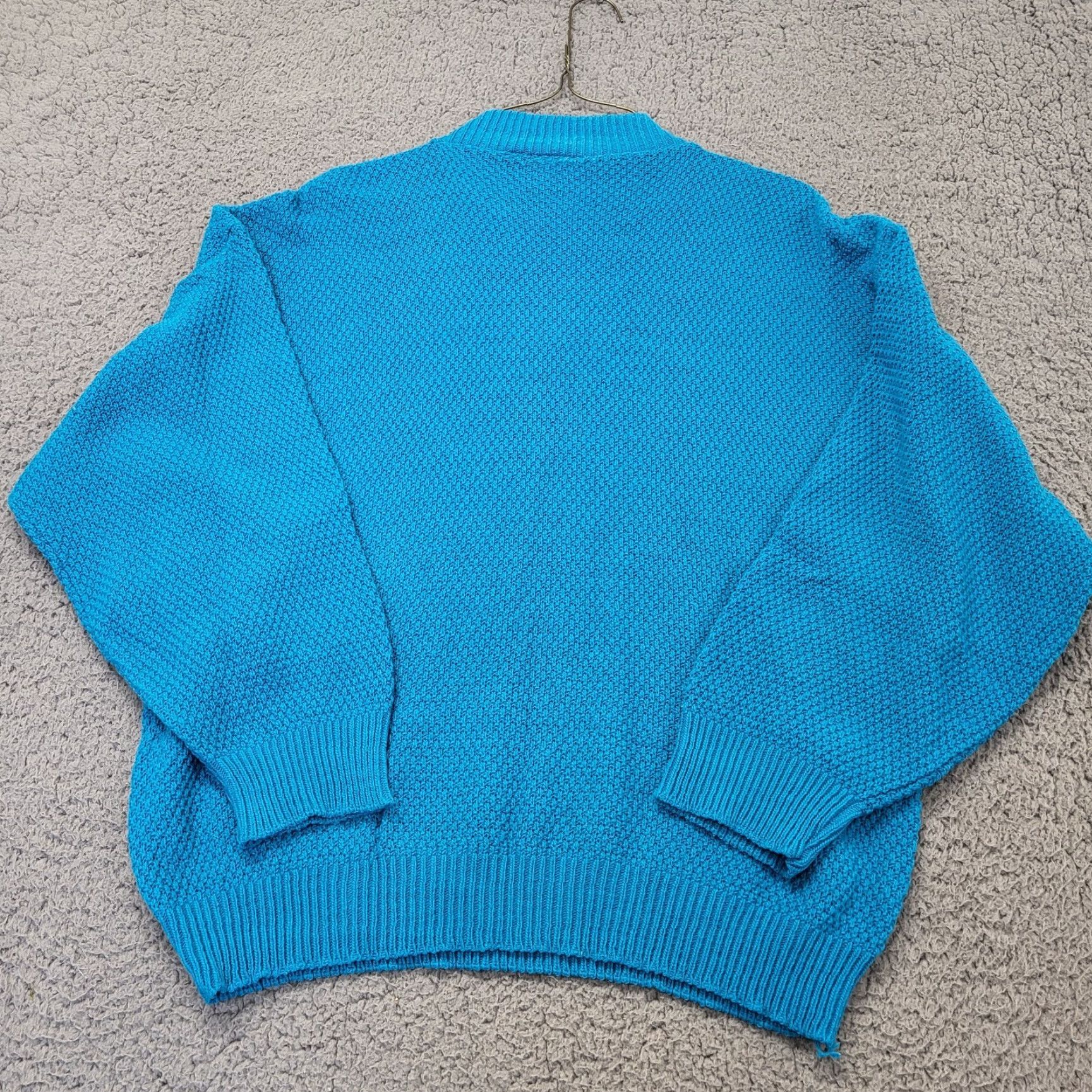 Vintage VINTAGE American Pride Blue Knit Crew Neck Pullover Sweater Size Large Womens Size L / US 10 / IT 46 - 4 Thumbnail