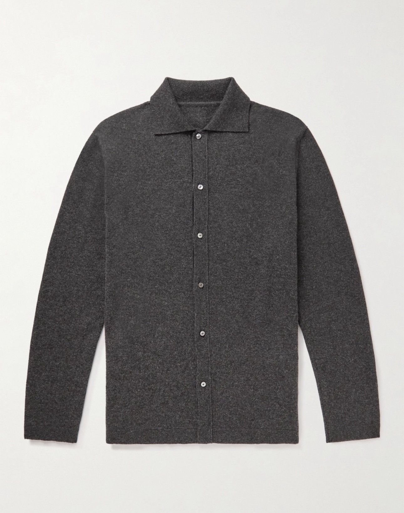 Stoffa Stoffa Cashmere Button Up Sweater (48) Size US M / EU 48-50 / 2 - 1 Thumbnail