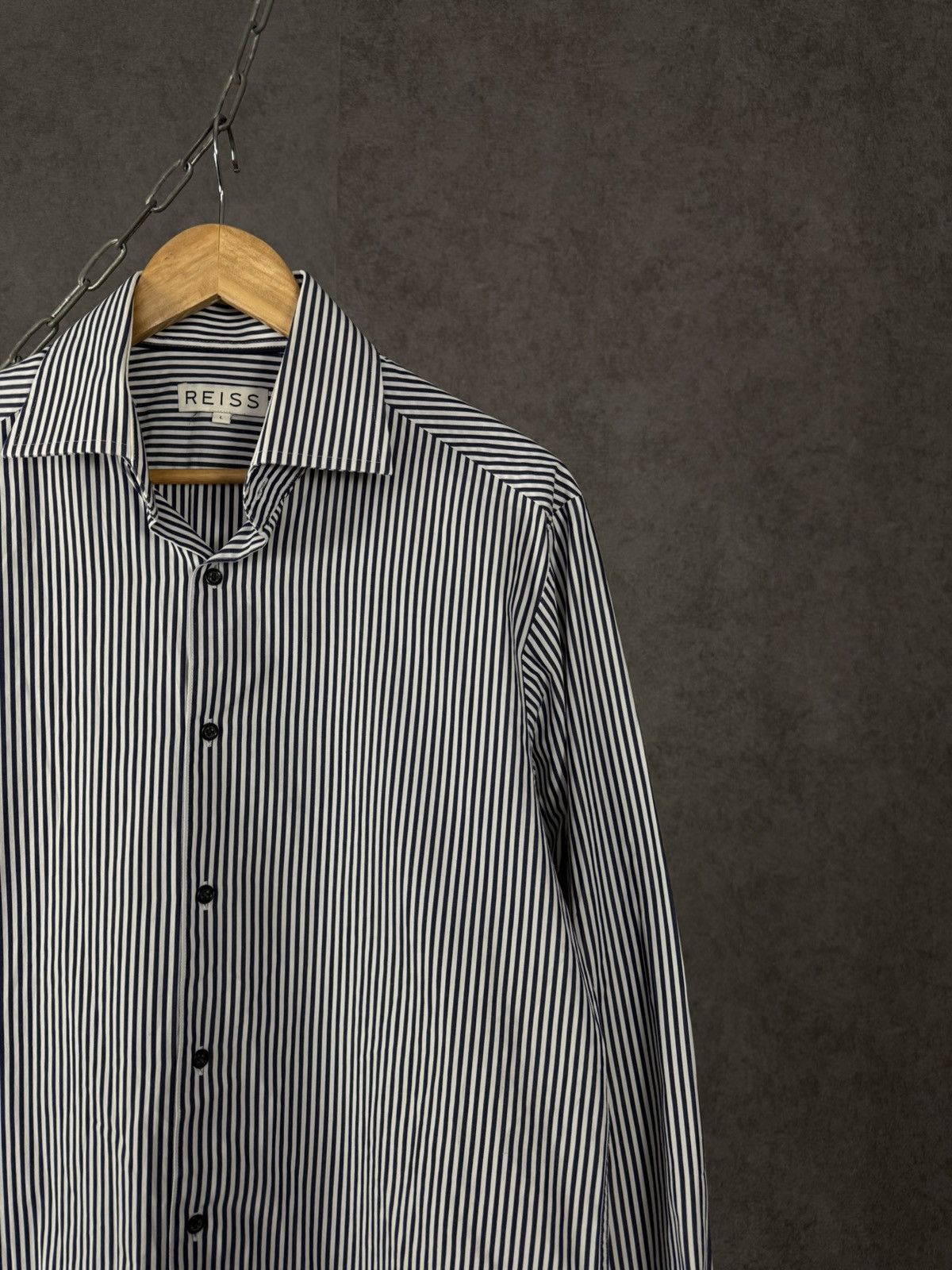 Reiss Reiss designer striped shirt Size US L / EU 52-54 / 3 - 2 Thumbnail