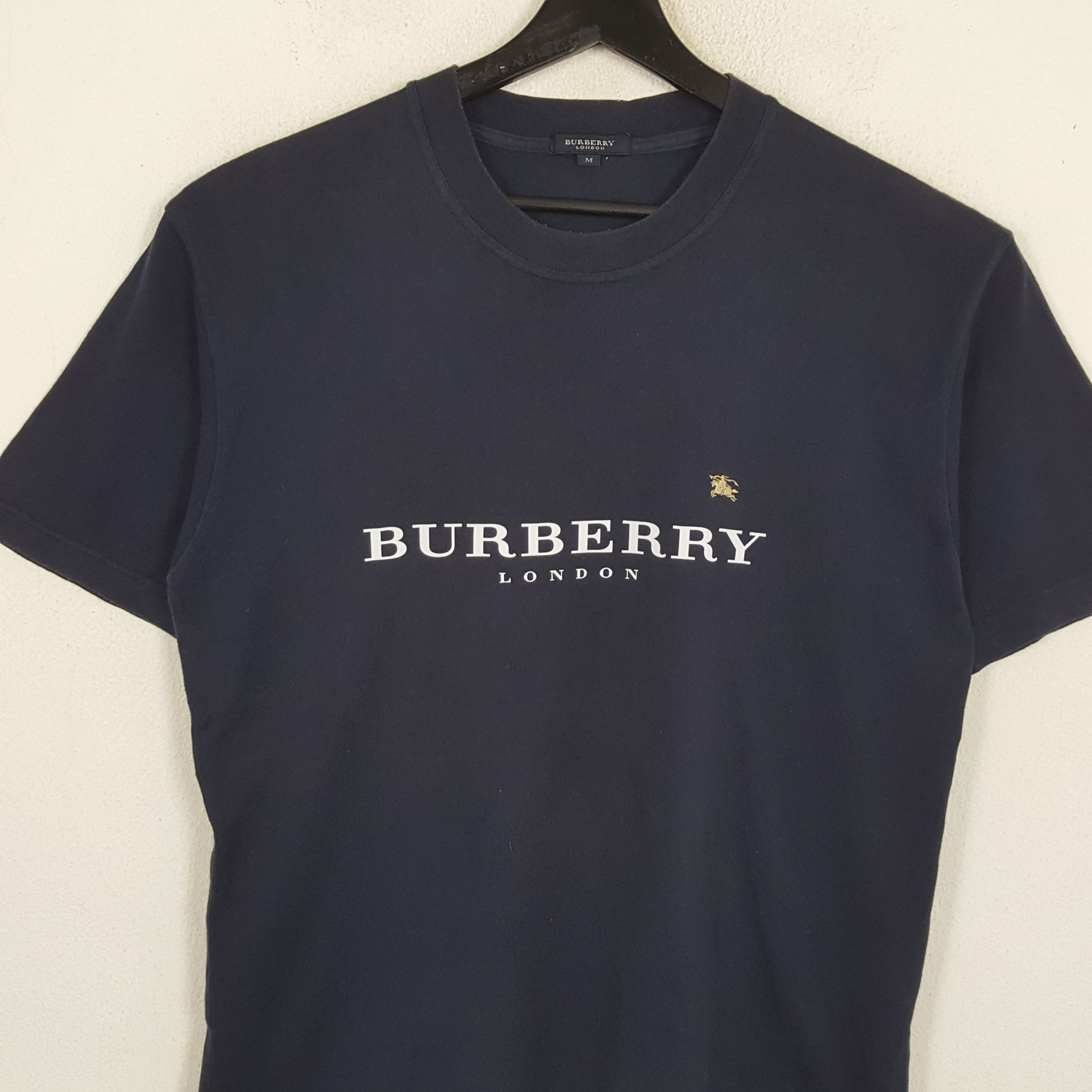 Burberry × Vintage BURBERRY LONDON Luxury Brand Daily Style Custom Tshirt Size US L / EU 52-54 / 3 - 2 Thumbnail