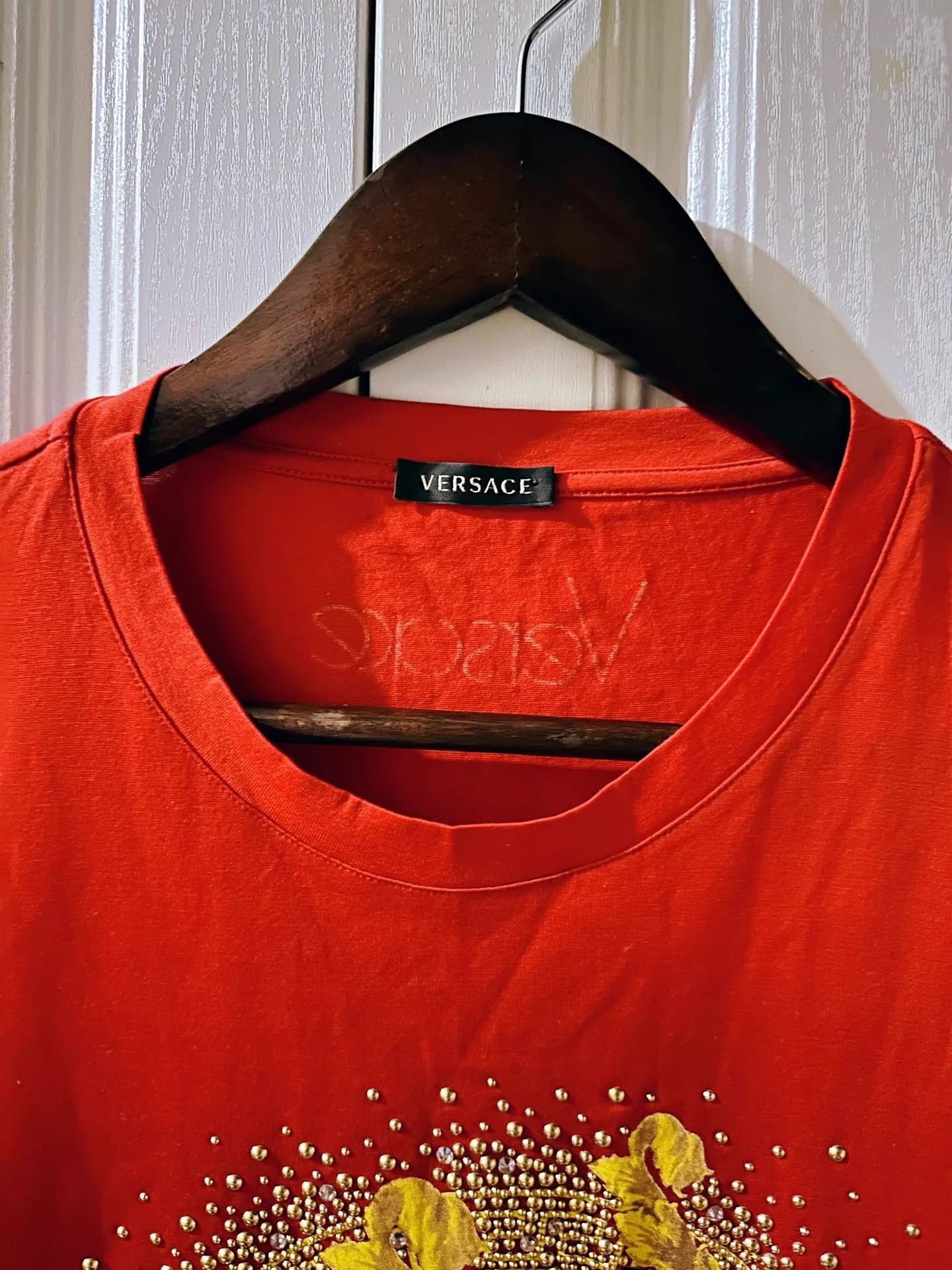 Versace Versace Medusa Diamond Embroidered Chain Tee 2XL Size US XXL / EU 58 / 5 - 3 Thumbnail
