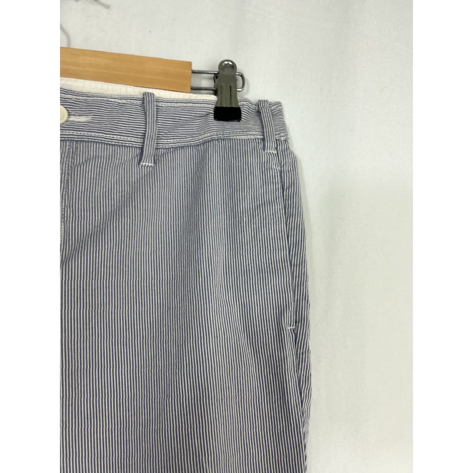 Anthropologie Anthropologie Pants Blue White Pinstripe Paper Boy Ankle 31 Womens Regular 31 Blue Pinstripe 90s? Size 24" / US 00 / IT 34 - 5 Thumbnail