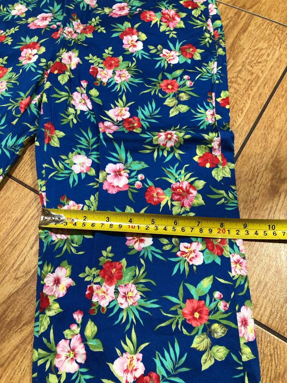 Polo Ralph Lauren Vintage blue Pants flowers Y2K Lauren Ralph Lauren Size 30" / US 8 / IT 44 - 8 Thumbnail
