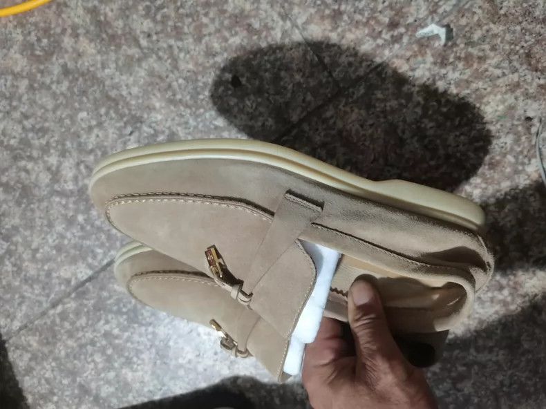 Loro Piana LORO PIANA Levi's shoes in sand color Size US 7.5 / IT 37.5 - 6 Thumbnail