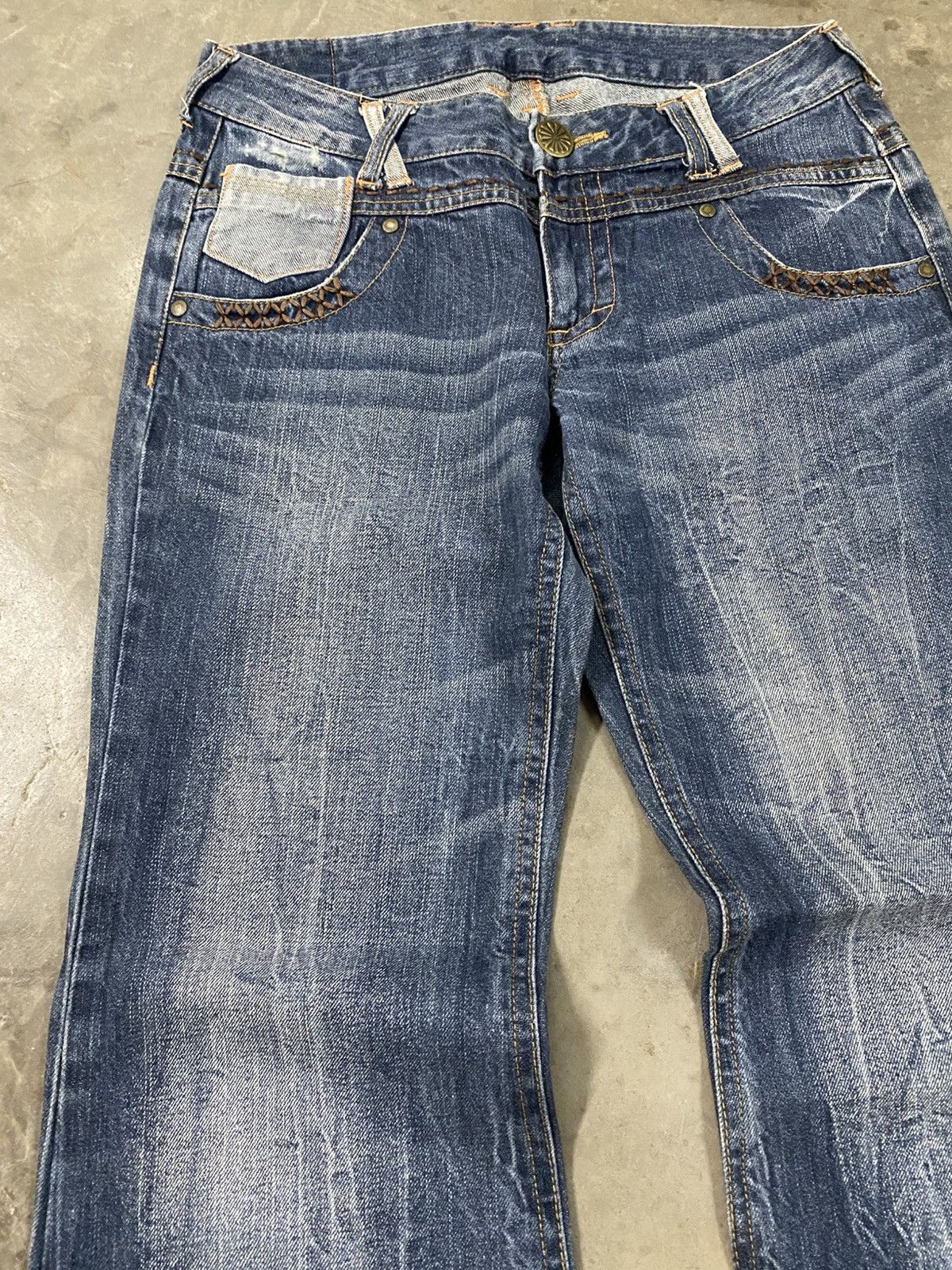 Tornado Mart Flare Jeans Japanese Origenal Japan Brand Denim @293 Size US 30 / EU 46 - 9 Thumbnail