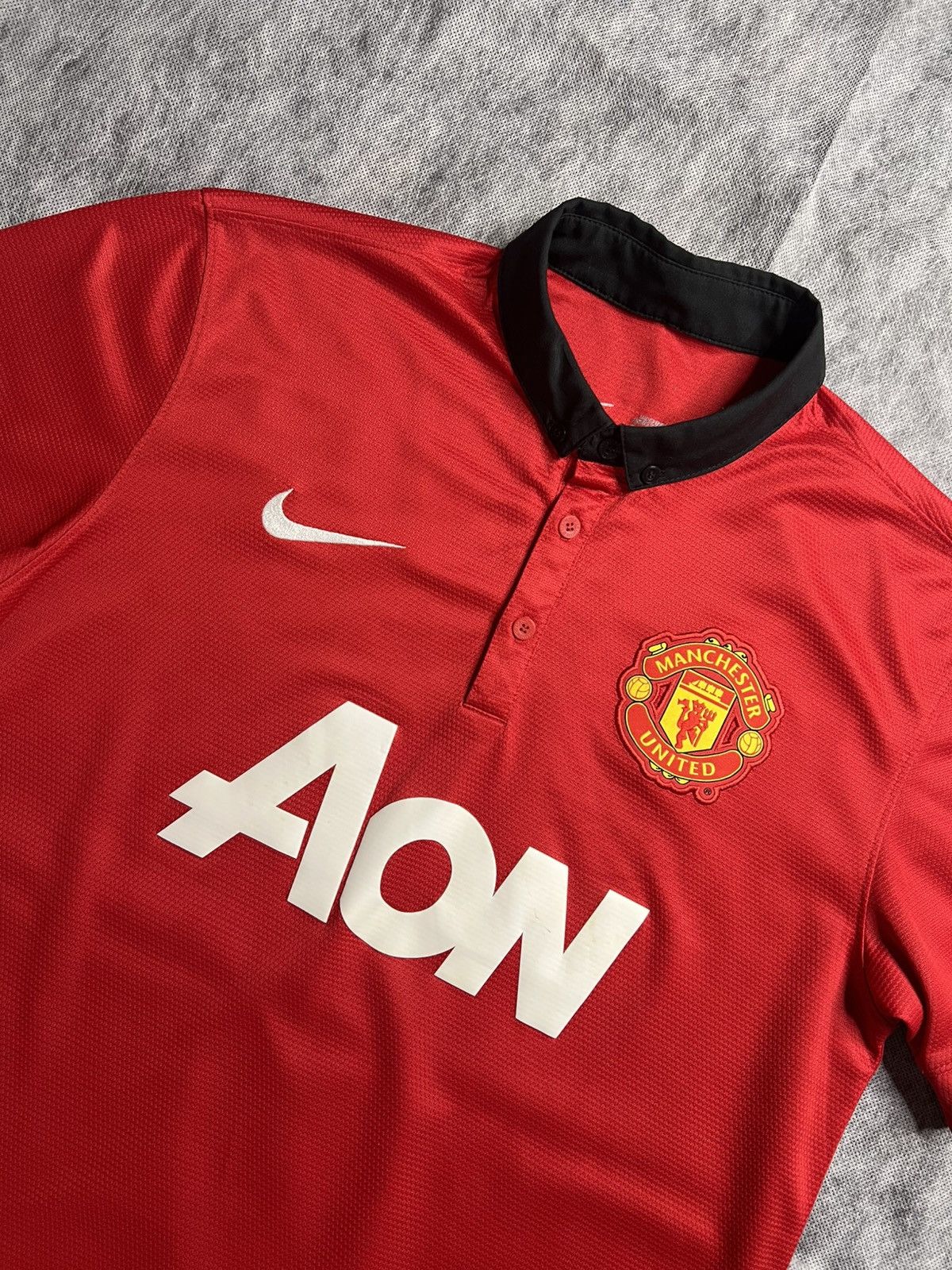 Nike Manchester United Nike 2013 Jersey Y2k Drill Bloke Size US M / EU 48-50 / 2 - 2 Thumbnail