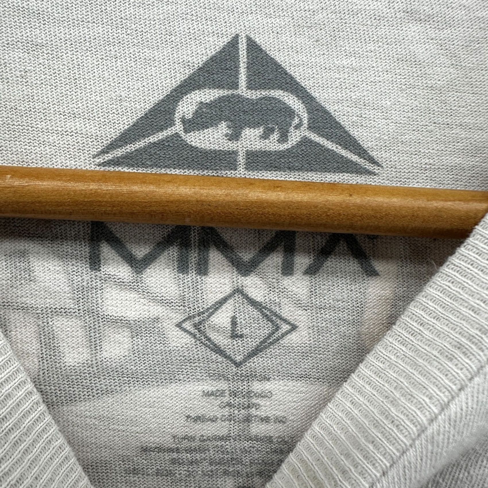Ecko Unltd. Ecko Unltd Mixed Martial Arts Pullover T-Shirt White Men's L Short Sleeve Graphic Print Crew Neck Shirts Mens Regular Size L White GI Art Size US L / EU 52-54 / 3 - 3 Thumbnail