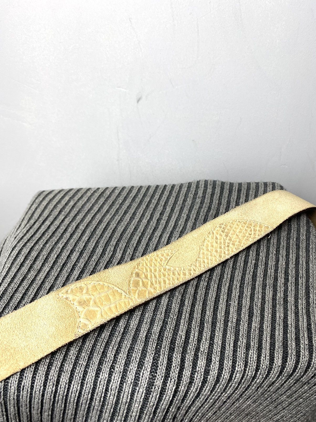 Cowboy Equipment Italy Made Vintage Cowboy Western Belt Snake Leather Size ONE SIZE - 6 Thumbnail