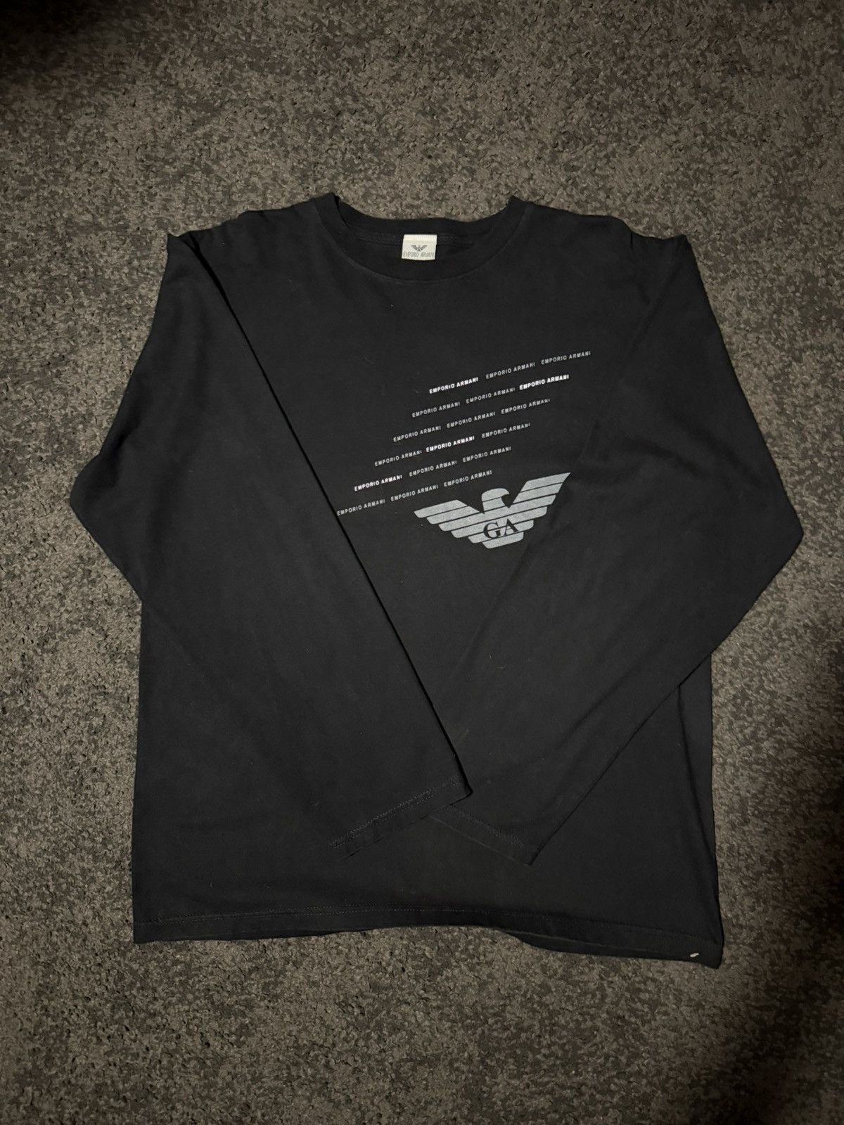 Armani × Emporio Armani Armani black long sleeve Size US L / EU 52-54 / 3 - 1 Thumbnail