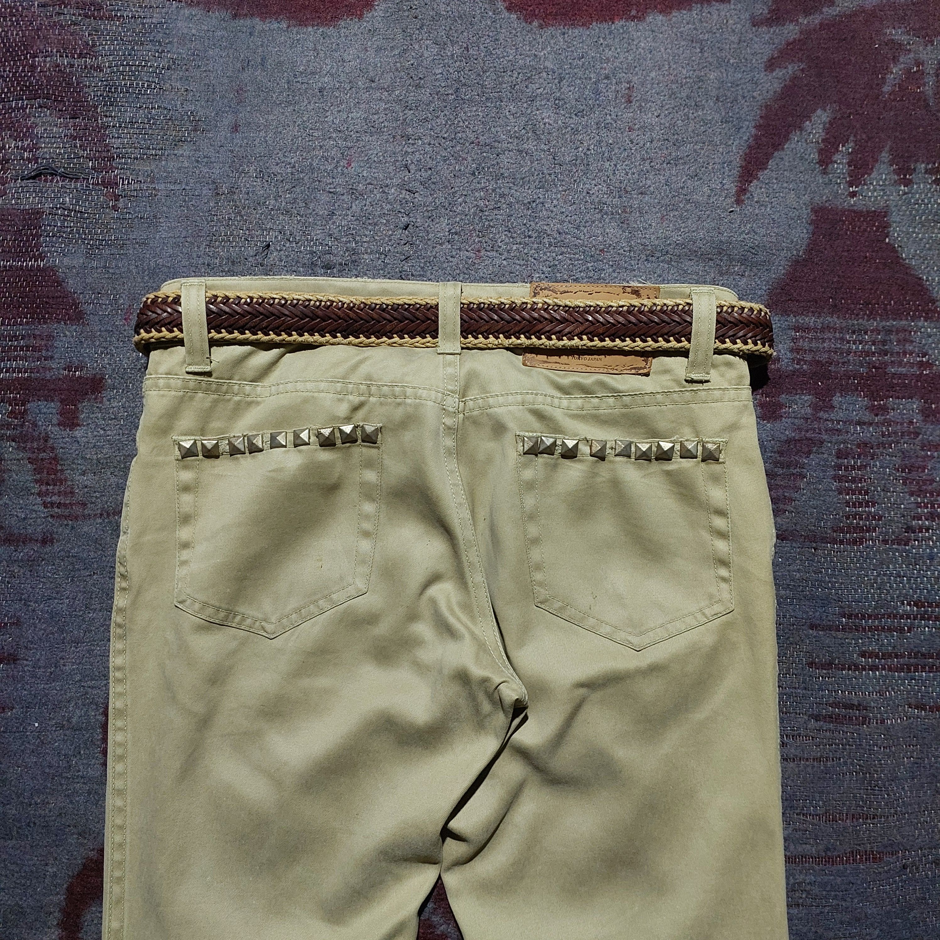 5351 POUR LES HOMMES × Japanese Brand Archive 5351 pour les hommes flare jeans plus belt Size US 32 / EU 48 - 5 Thumbnail