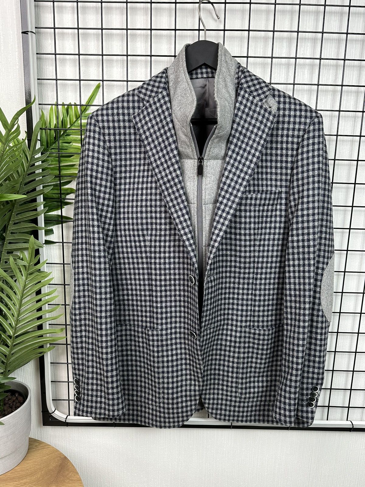 Boggi Boggi Milano Wool Sport Coat Blazer Jacket Men 50R Size US L / EU 52-54 / 3 - 5 Thumbnail