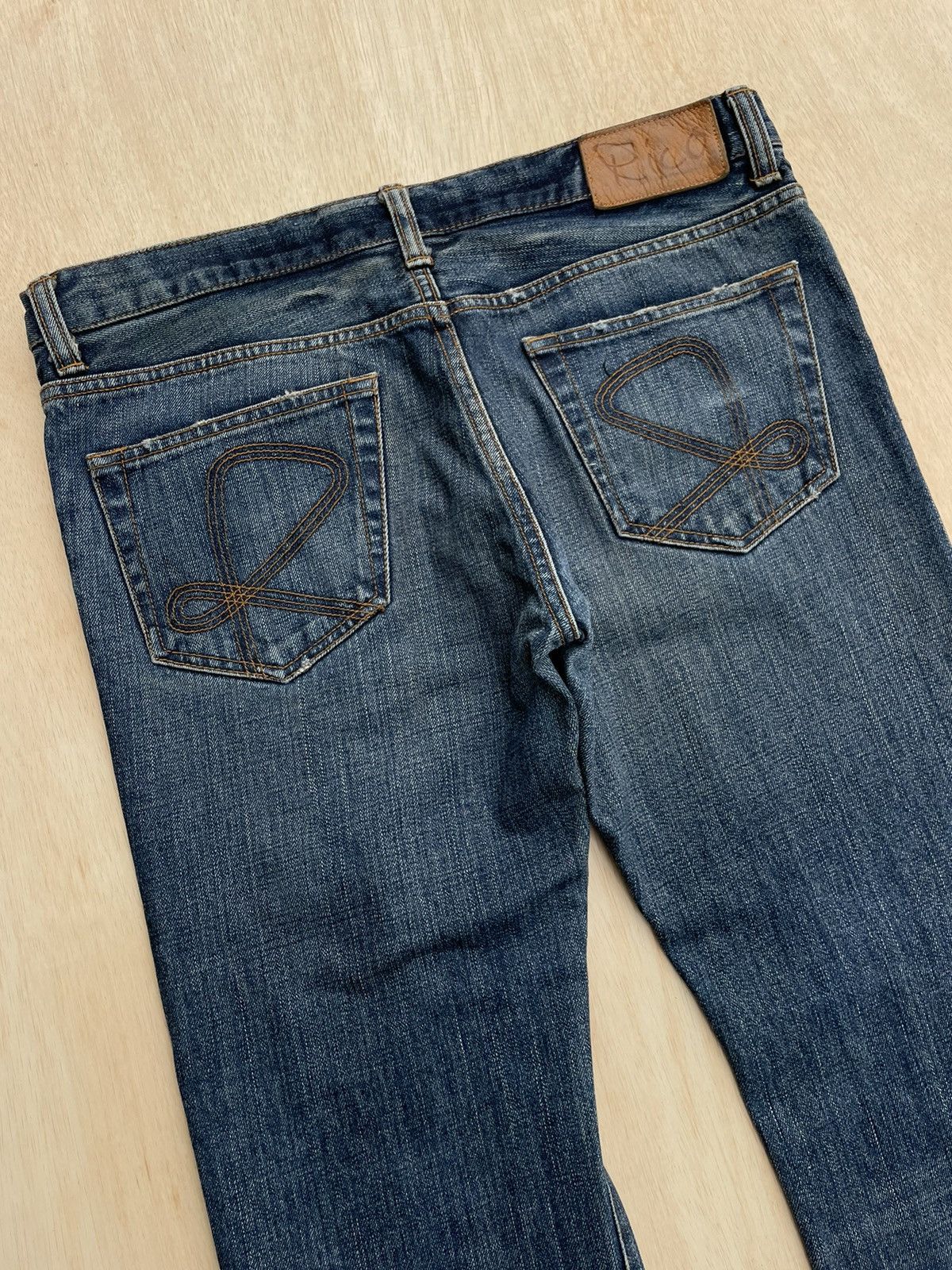 If Six Was Nine × Japanese Brand Japanese Rico Distressed Denim Undercover Style Jeans Size US 33 - 3 Thumbnail
