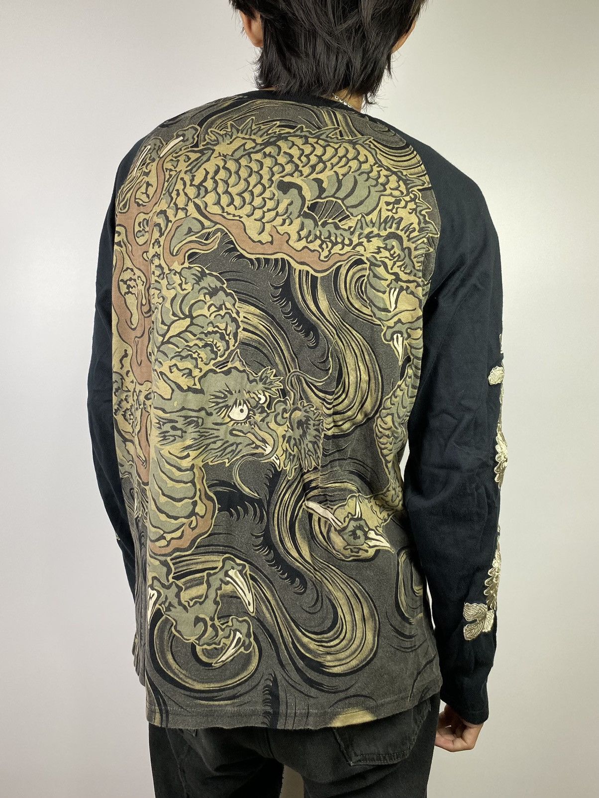 Karakuri Tamashii japanese sukajan backstreetcrawler embroidery longsleeve Size US L / EU 52-54 / 3 - 2 Thumbnail