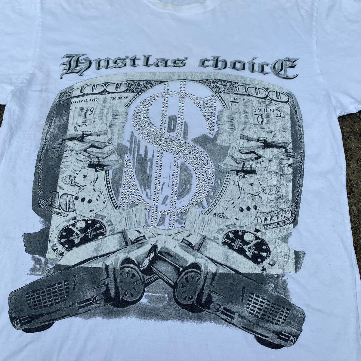 Rap Tees RARE ‼️ Hustlas Choice Size US XL / EU 56 / 4 - 2 Thumbnail
