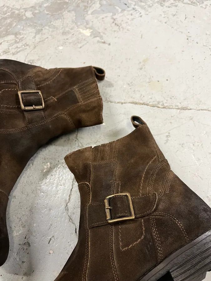 Balmain Balmain Dark Brown Ankle Suede Leather Boots Size US 9 / EU 42 - 5 Thumbnail