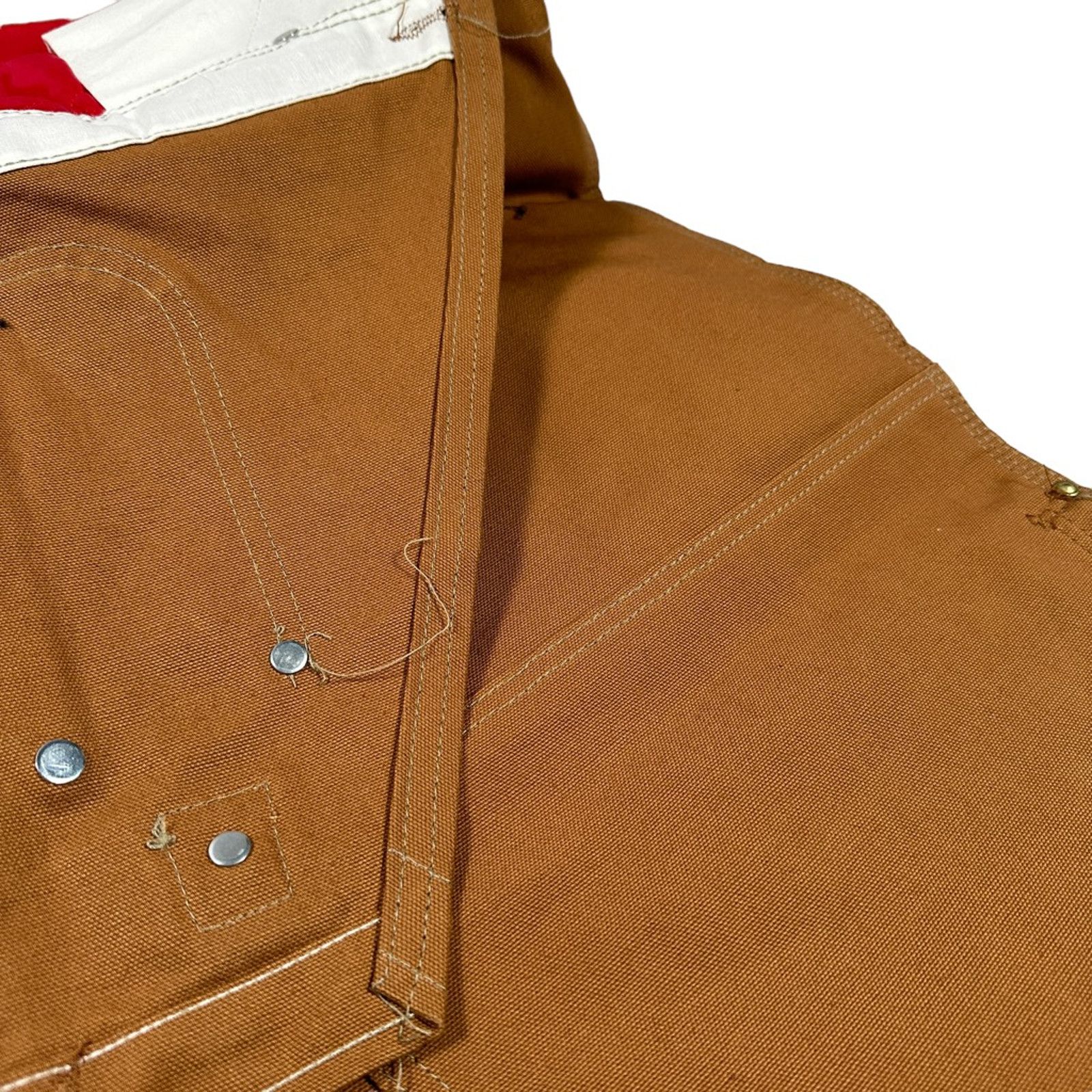 Carhartt Carhartt Bib Overalls Vintage Brown 70s USA 44 x 30 New Size US 44 / EU 60 - 9 Thumbnail