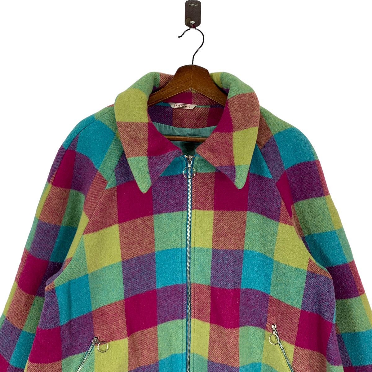 Designer VINTAGE STEFANEL MADE IN ITALY WOOL JACKET WOMEN Size M / US 6-8 / IT 42-44 - 4 Thumbnail