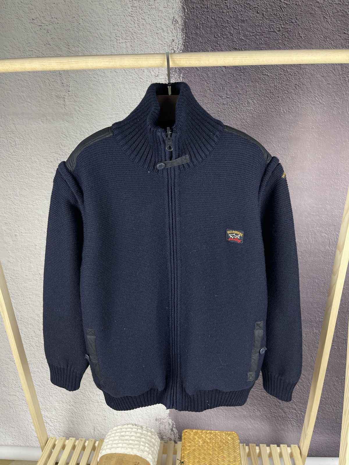 Paul & Shark Paul & Shark reversible 3 in 1 wool cotton jacket vest logo Size US XL / EU 56 / 4 - 9 Thumbnail