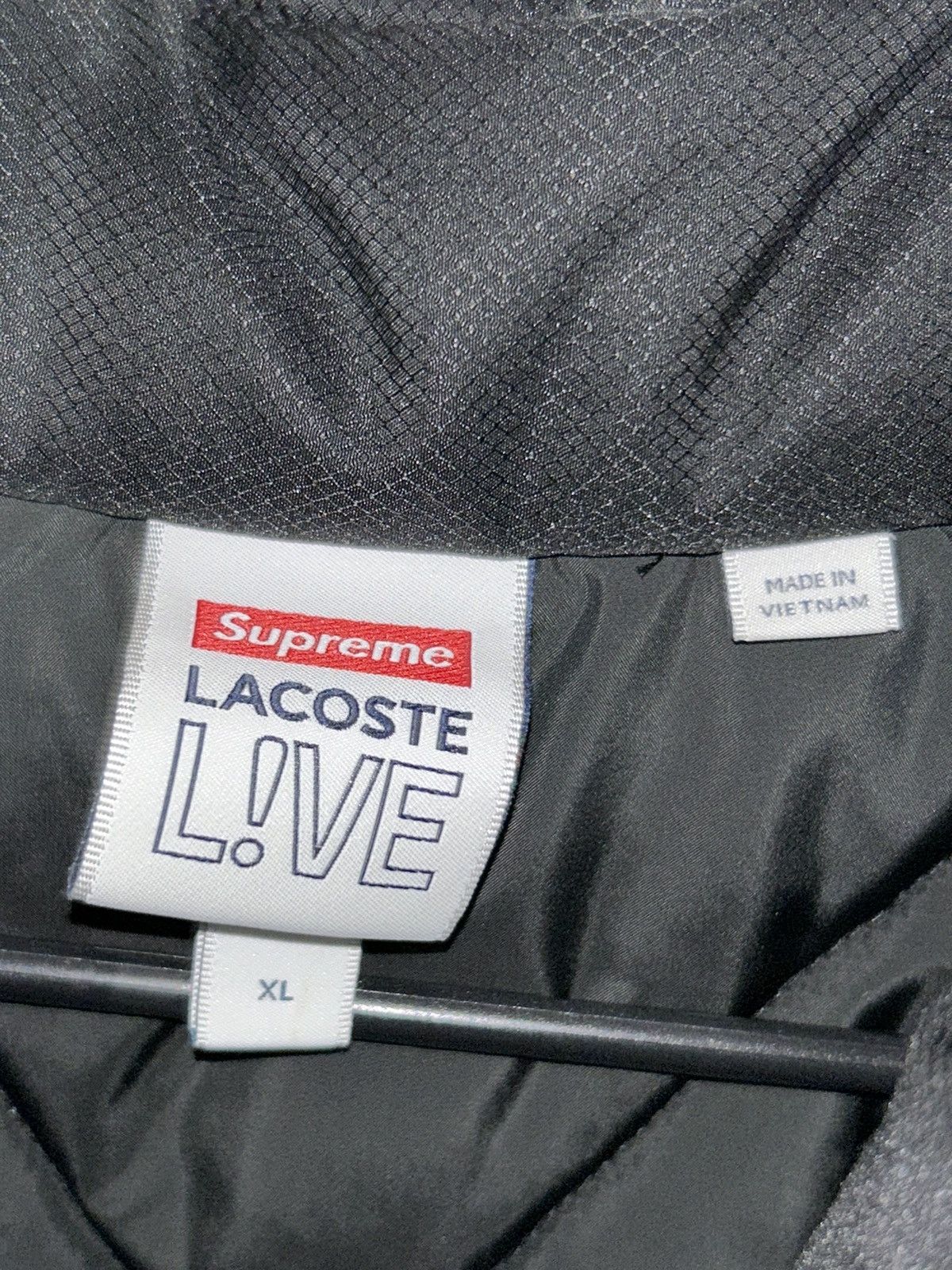 Supreme Supreme Lacoste Puffy Half Zip Pullover Jacket FW19 size XL Size US XL / EU 56 / 4 - 3 Thumbnail