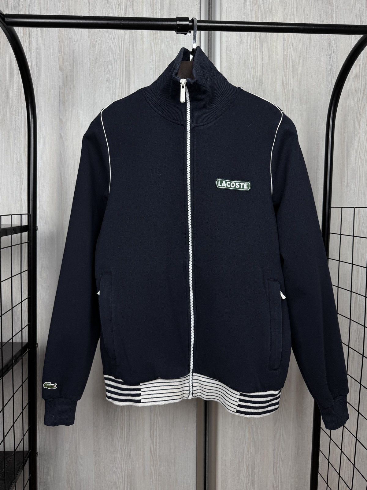 Lacoste Lacoste navy blue full zip track top jacket Size US S / EU 44-46 / 1 - 3 Thumbnail