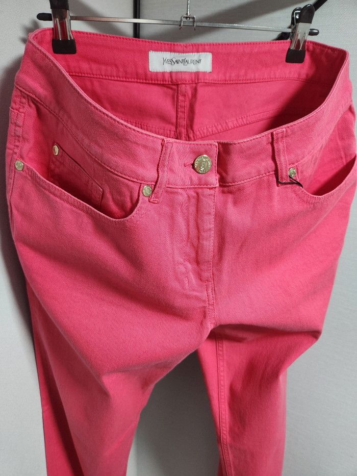 Saint Laurent Paris saint laurent 입생로랑 비비드 데님팬츠 Size 27" / US 4 / IT 40 - 2 Thumbnail