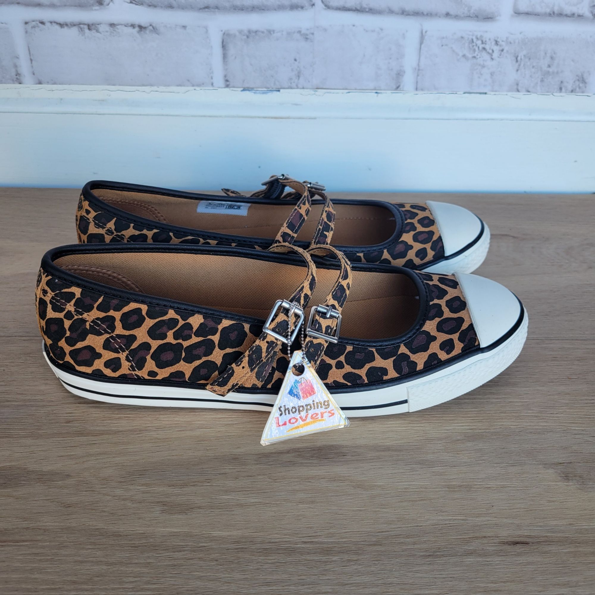 Converse ⭐Converse Dainty Mary Jane Leopard Sz 9 Womens shoes Sneaker Size US 9 / IT 39 - 9 Thumbnail