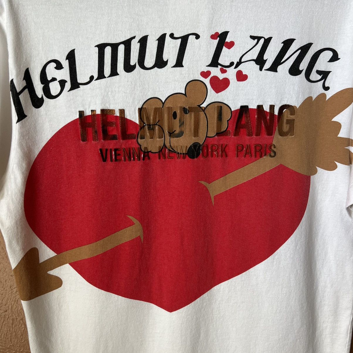 Helmut Lang Helmut Lang Teddy Bear Valentine T Shirt Size US M / EU 48-50 / 2 - 4 Thumbnail