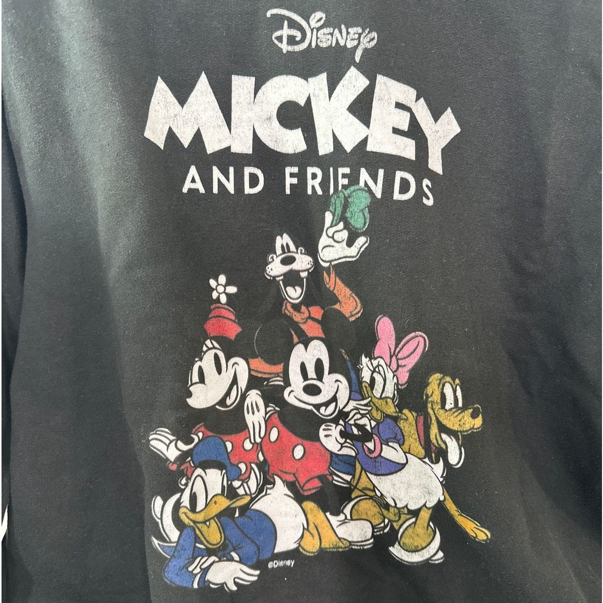 Disney Disney Mickey Friends Zuni Black Oversized Sweatshirt Large Size L / US 10 / IT 46 - 2 Thumbnail