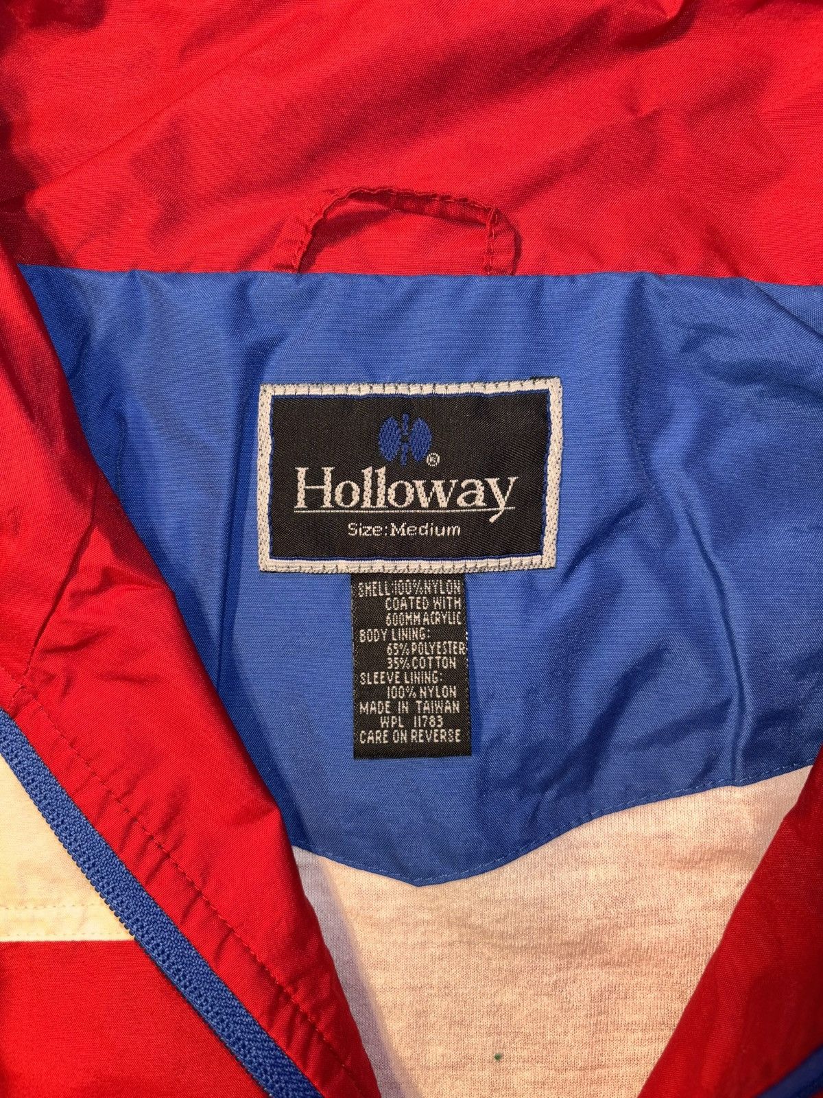 Holloway Vtg USA Air Force Air Base 90s Windbreaker Track Jacket Sz M Size US M / EU 48-50 / 2 - 5 Thumbnail