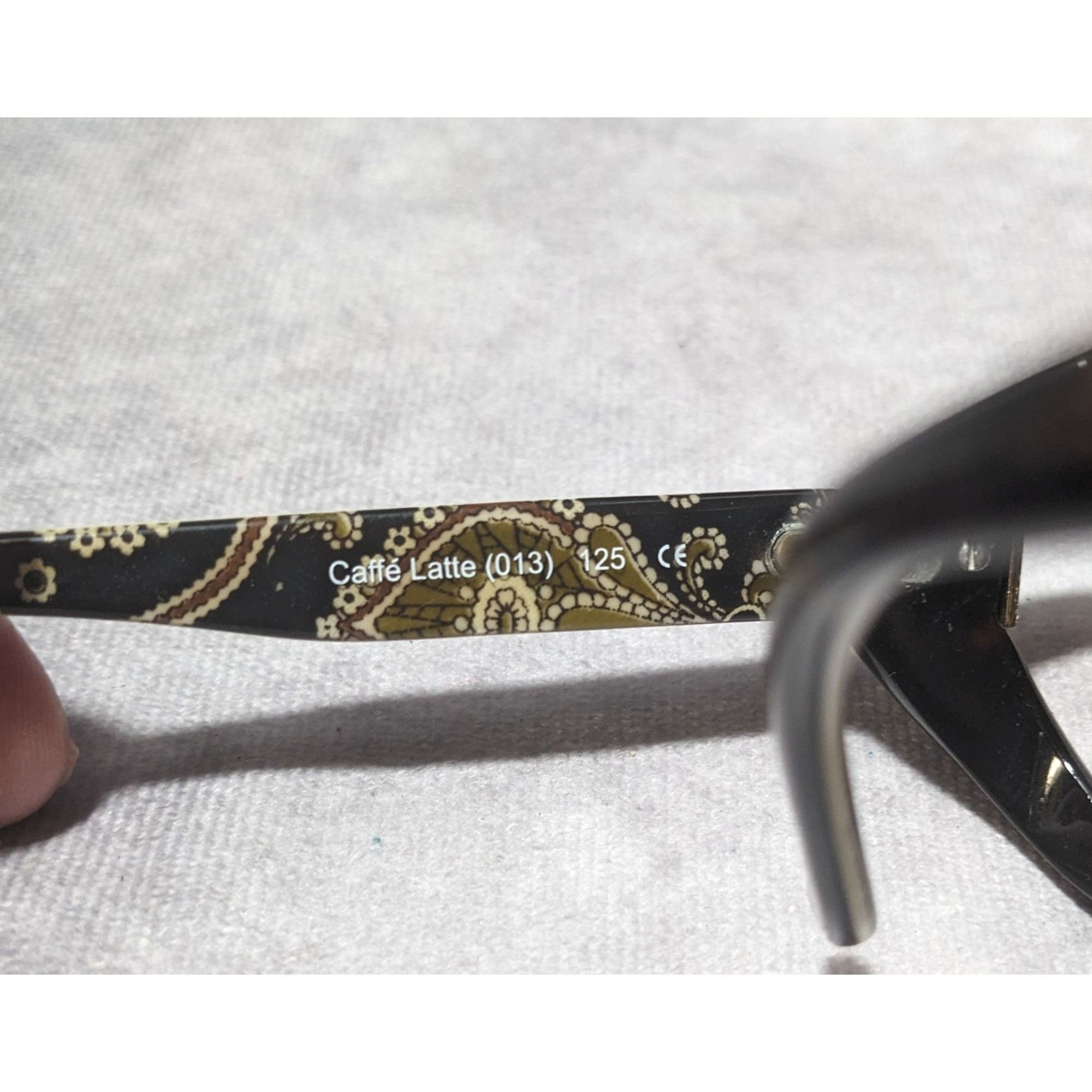 Vera Bradley Vera Bradley Jenn Lynn Caffe Latte Paisley Sunglasses Size ONE SIZE - 10 Thumbnail