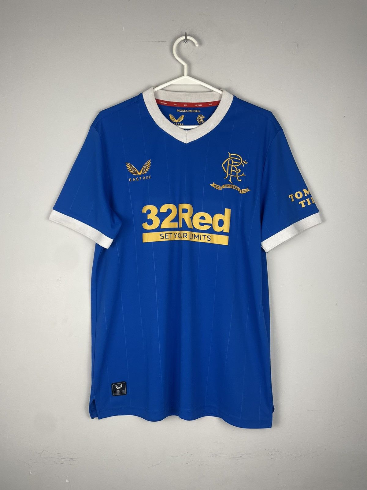 Castore Glasgow Rangers 2021 2022 jersey home kit Size US M / EU 48-50 / 2 - 1 Thumbnail
