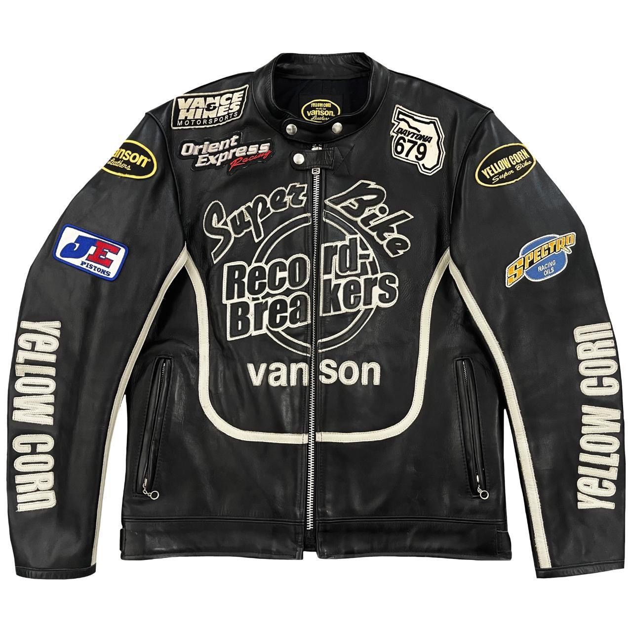Vanson Leathers Vanson Leathers Leather Motorcycle Racing Jacket Size US XL / EU 56 / 4 - 1 Thumbnail