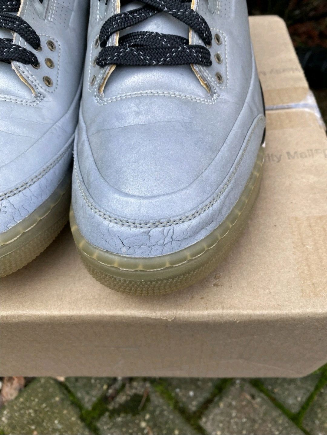 Jordan Brand Nike Air Jordan Retro 3 5Lab3 Reflective Silver Size 9.5 Men Size US 9.5 / EU 42-43 - 7 Thumbnail